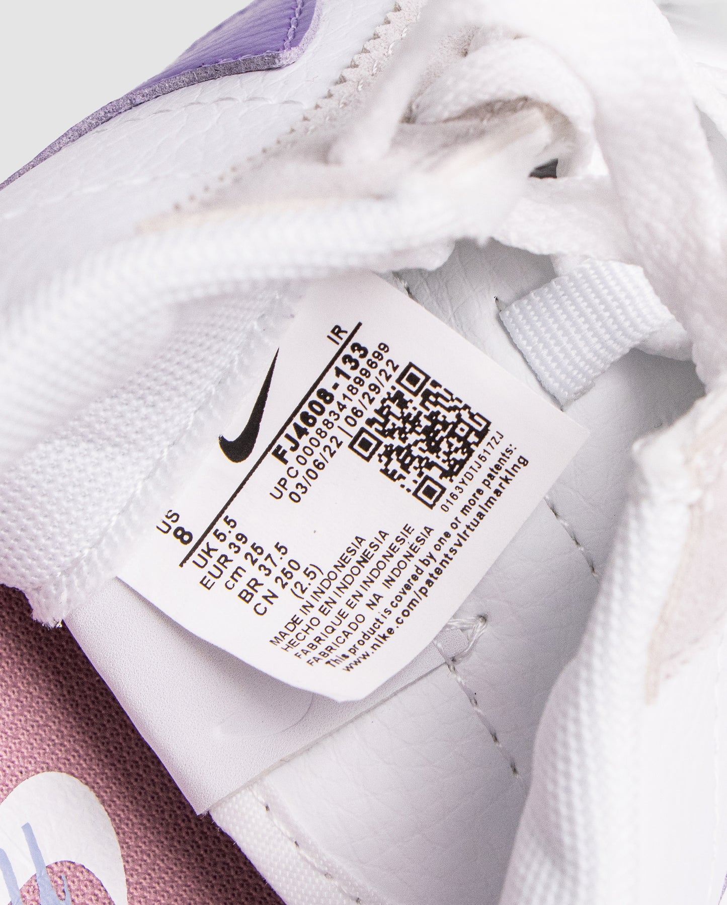 Nike Cortez White/Purple