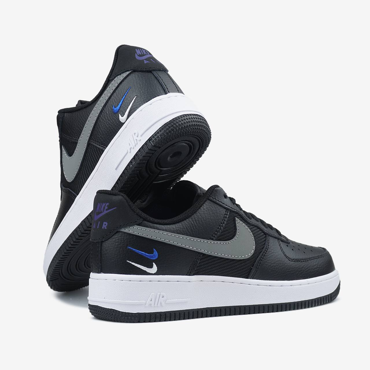 Nike Air Force 1 Low Se Mini Swoosh Casual Shoes Black G