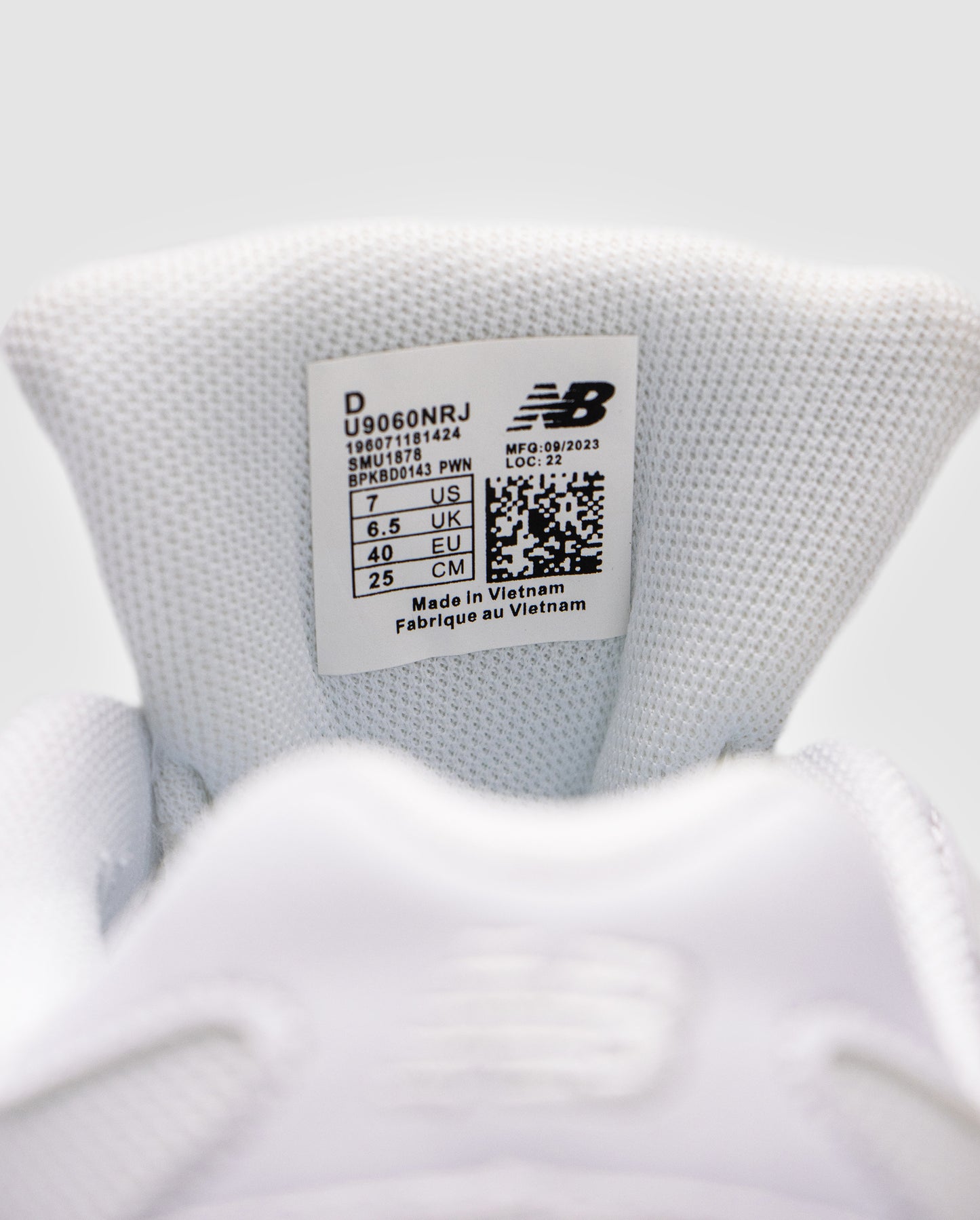 New Balance 9060 'Triple White'