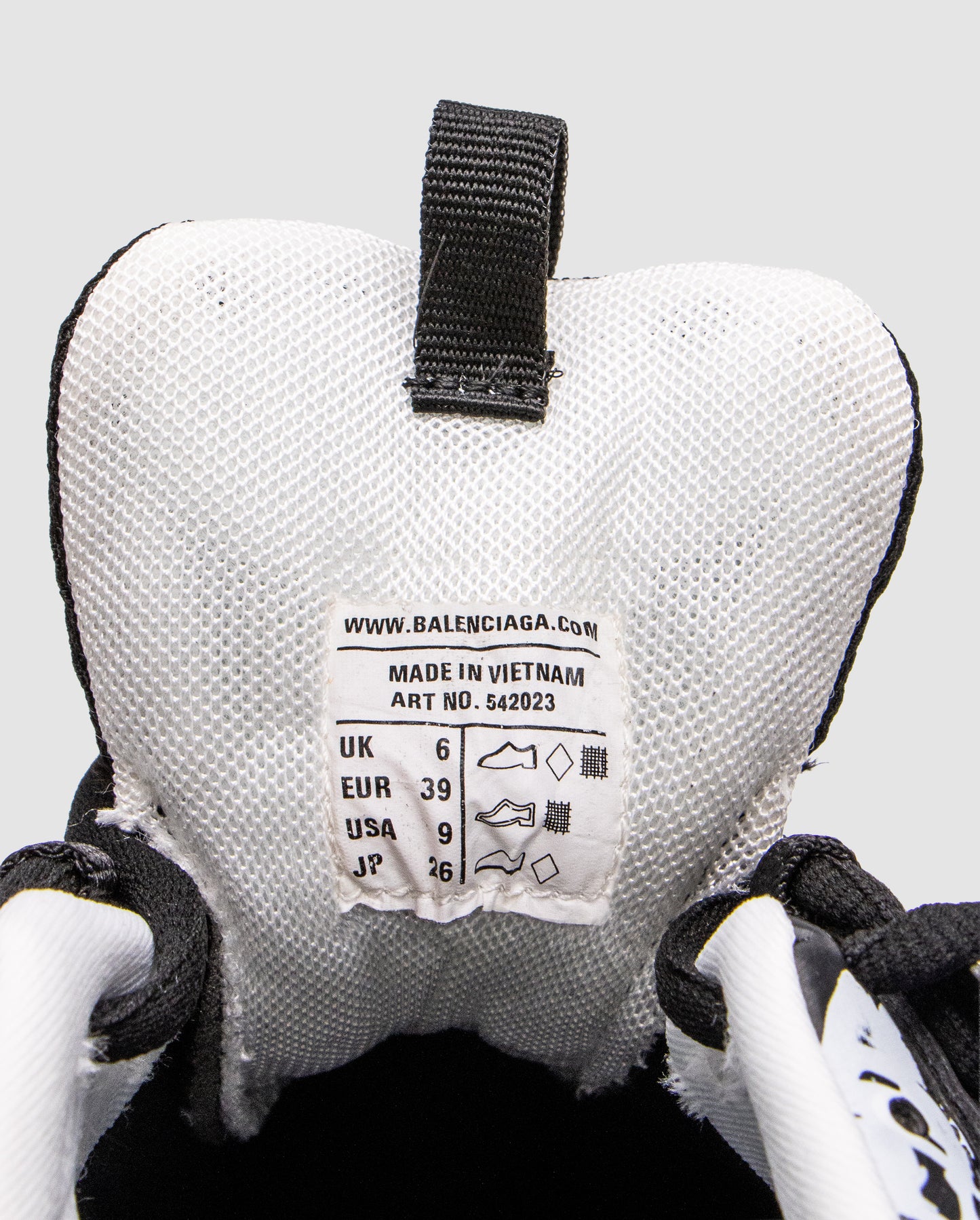 Balenciaga Track Graffiti Black/White