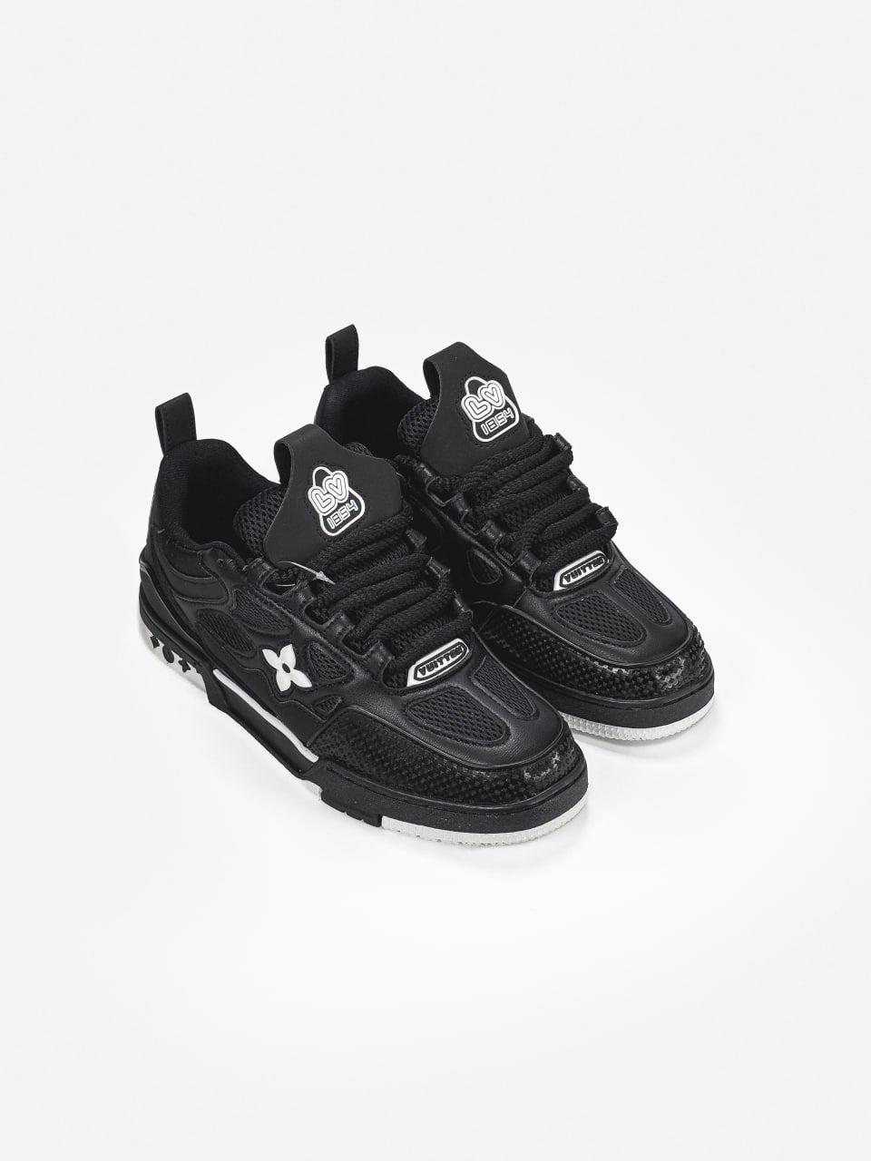 LV Skate Sneaker Black White