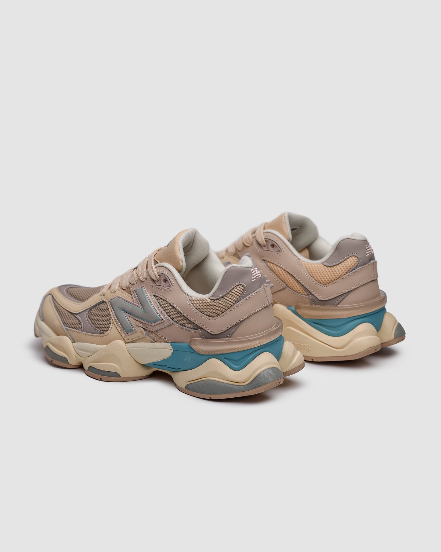 New Balance 9060 Ivory Cream Pink Sand