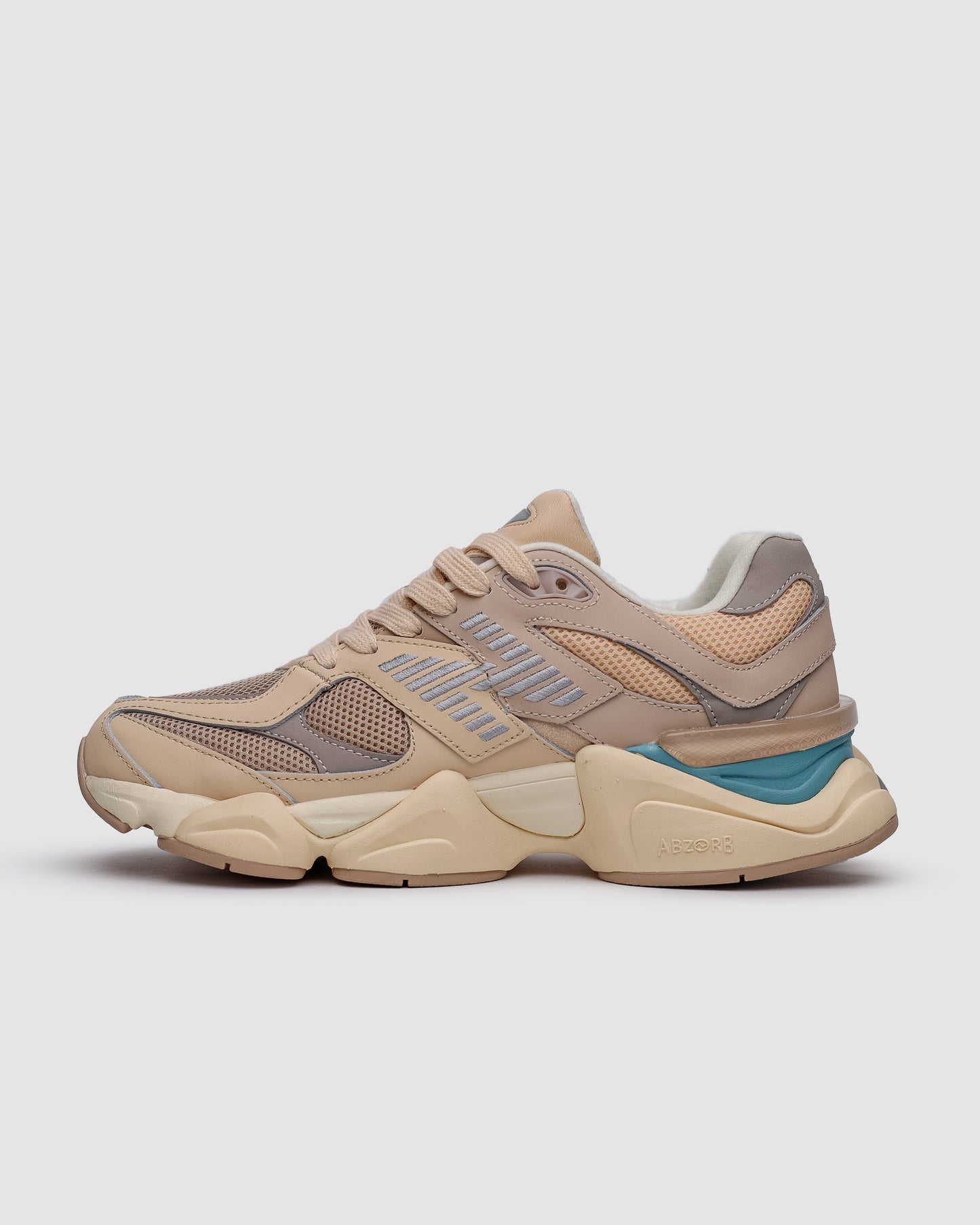 New Balance 9060 Ivory Cream Pink Sand