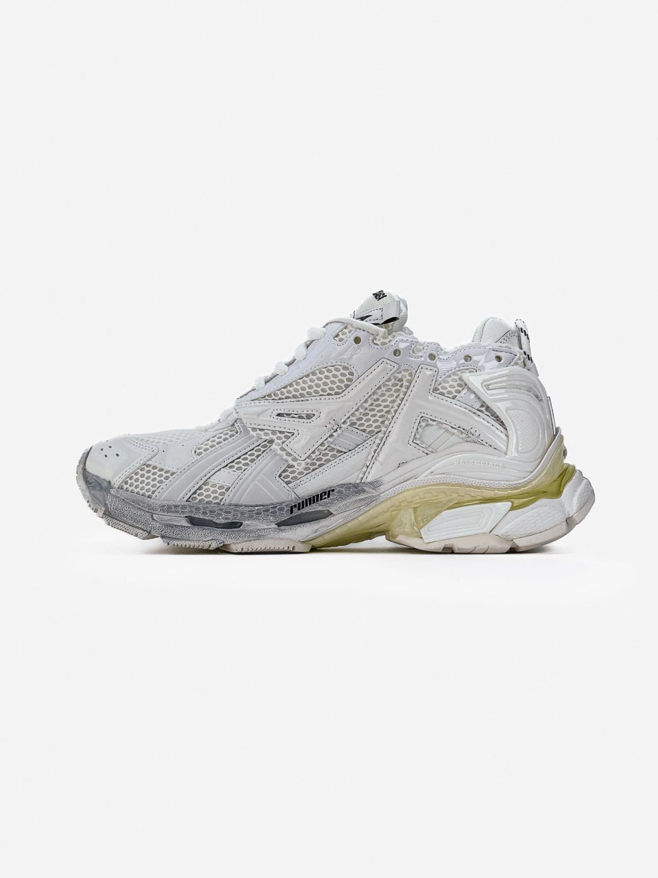 Balenciaga Runner Trainers Nylon White
