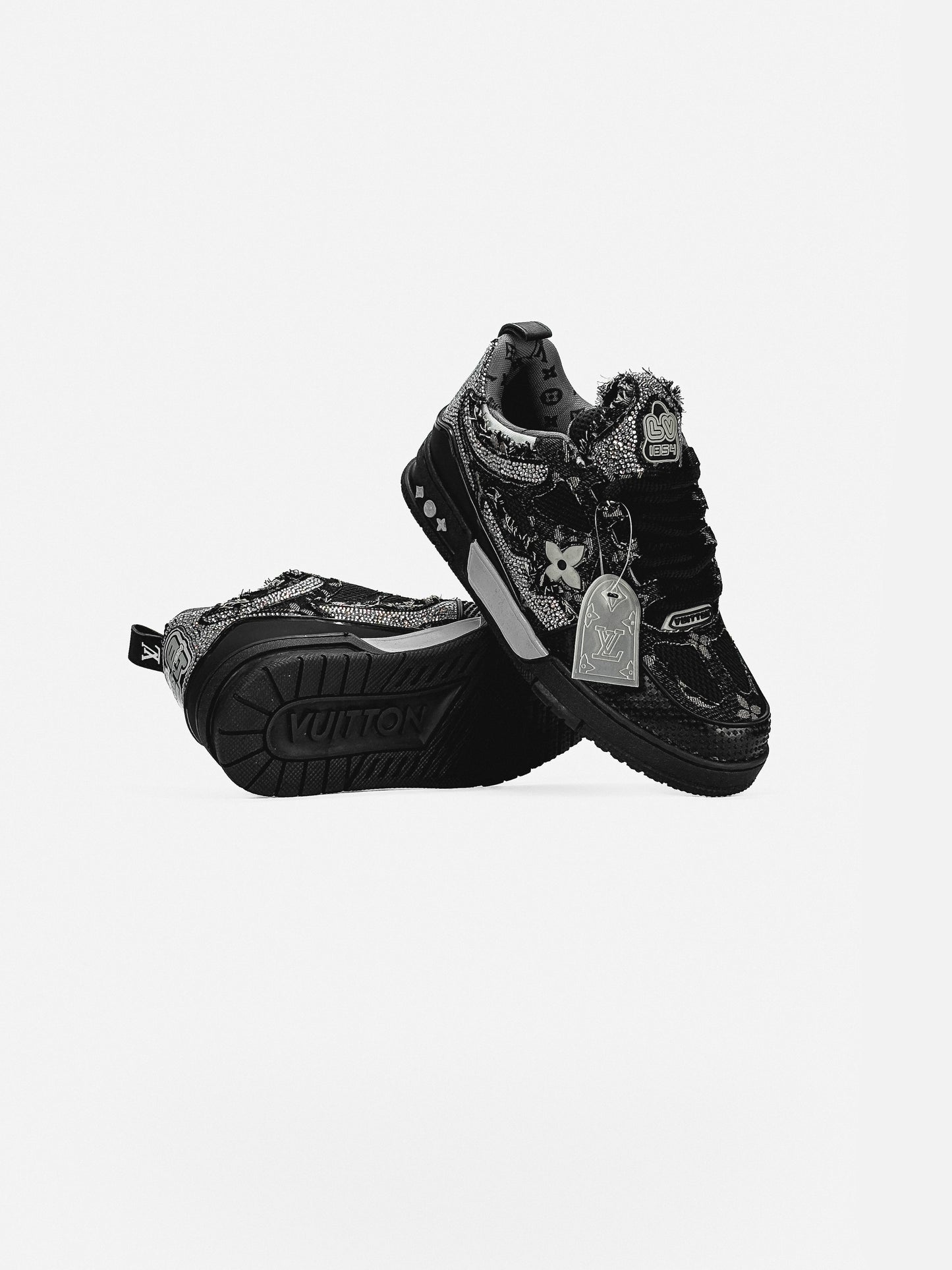 Louis Vuitton Skate 'Black Swarovski Monogram