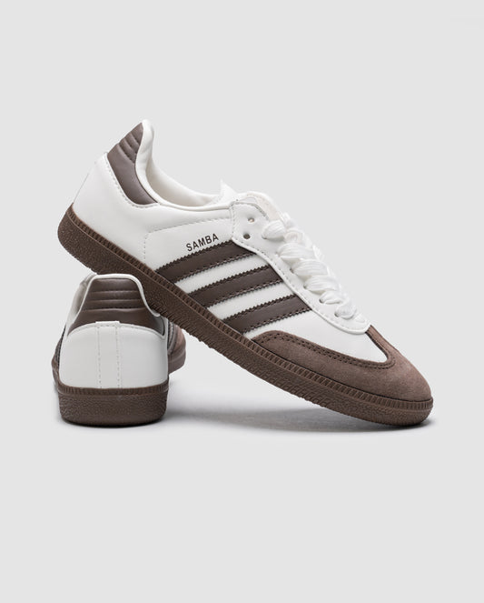 Adidas Samba White/Brown