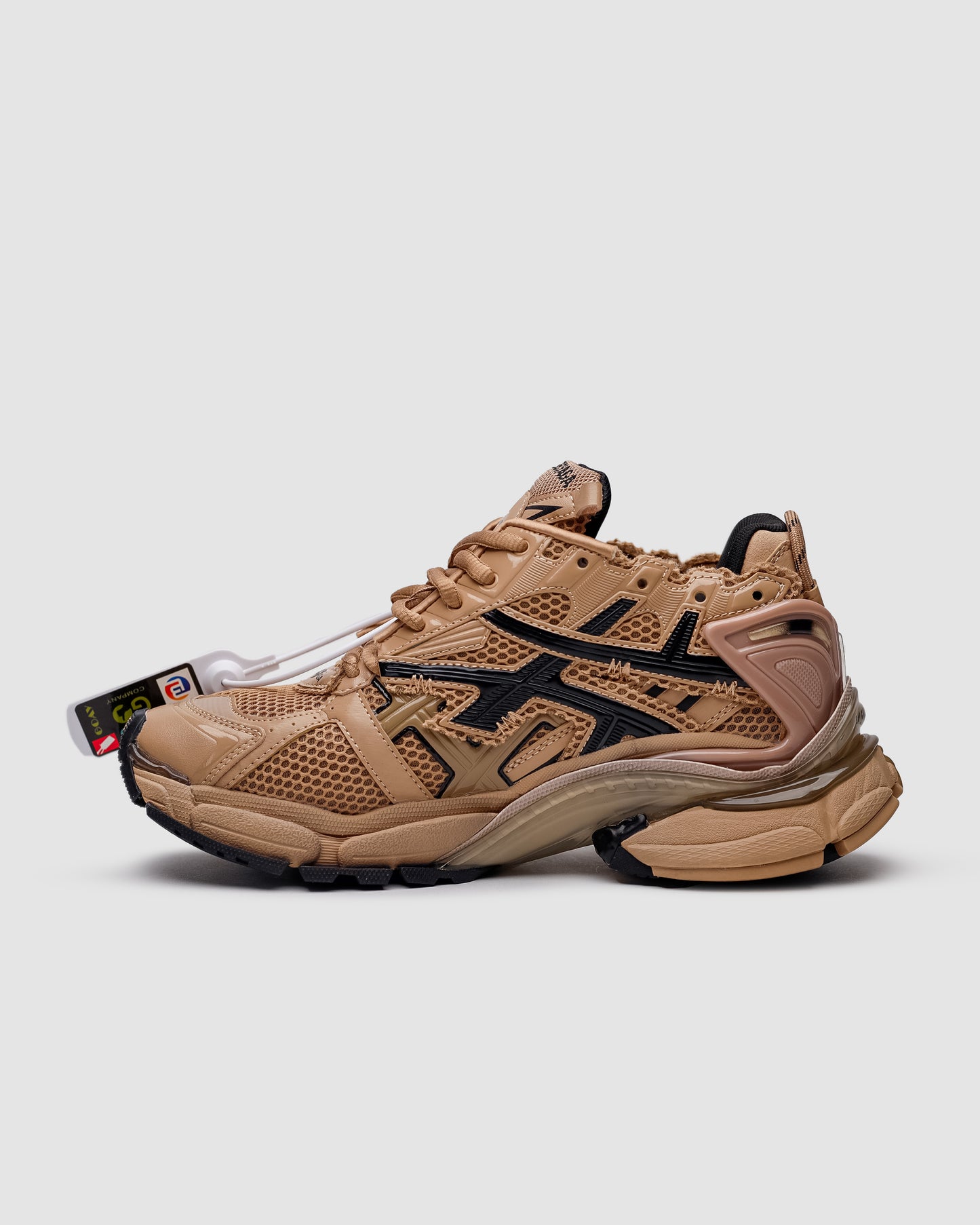 BALENCIAGA Runner Trainers Nylon Beige