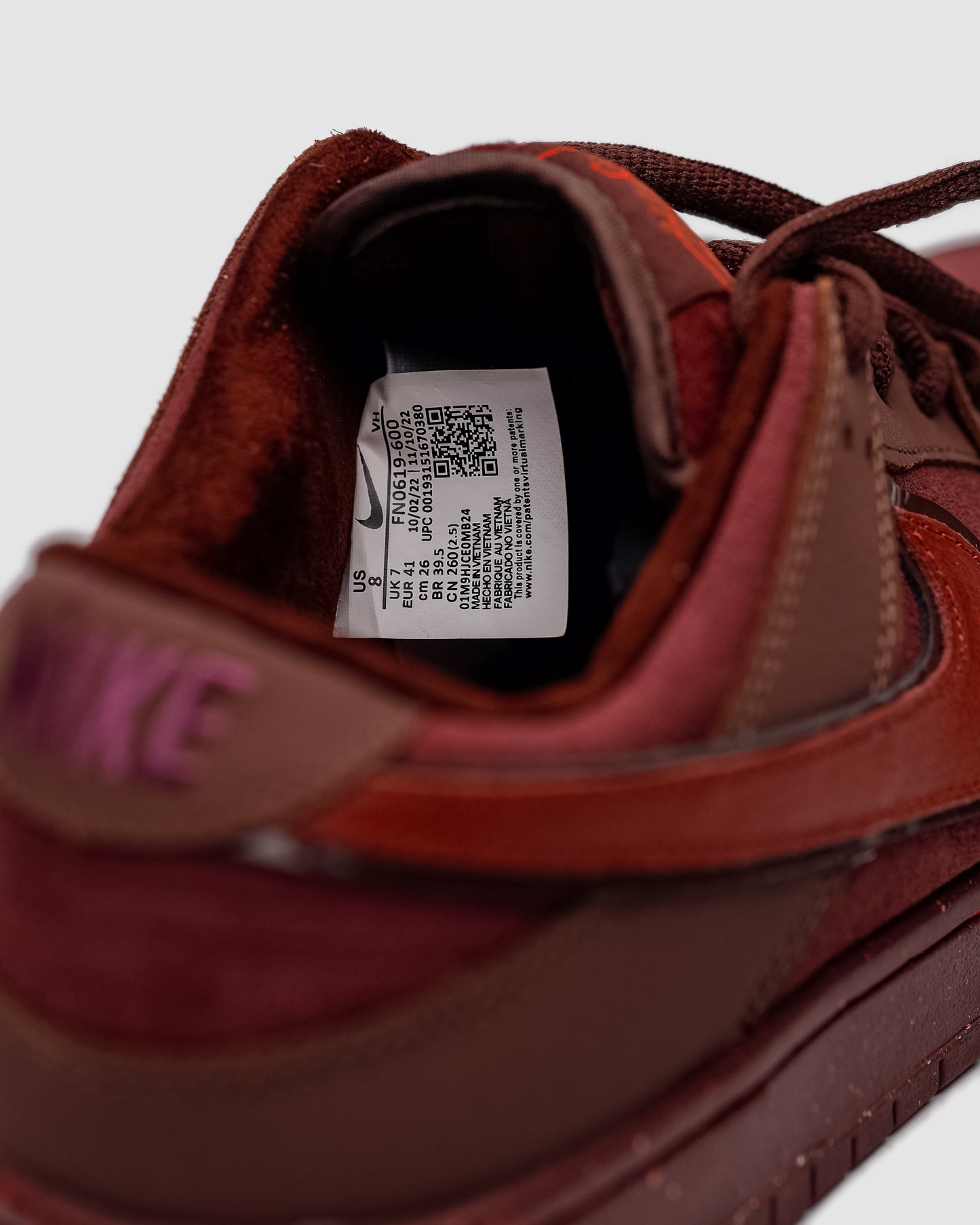 Nike SB Dunk Low Premium Bordo