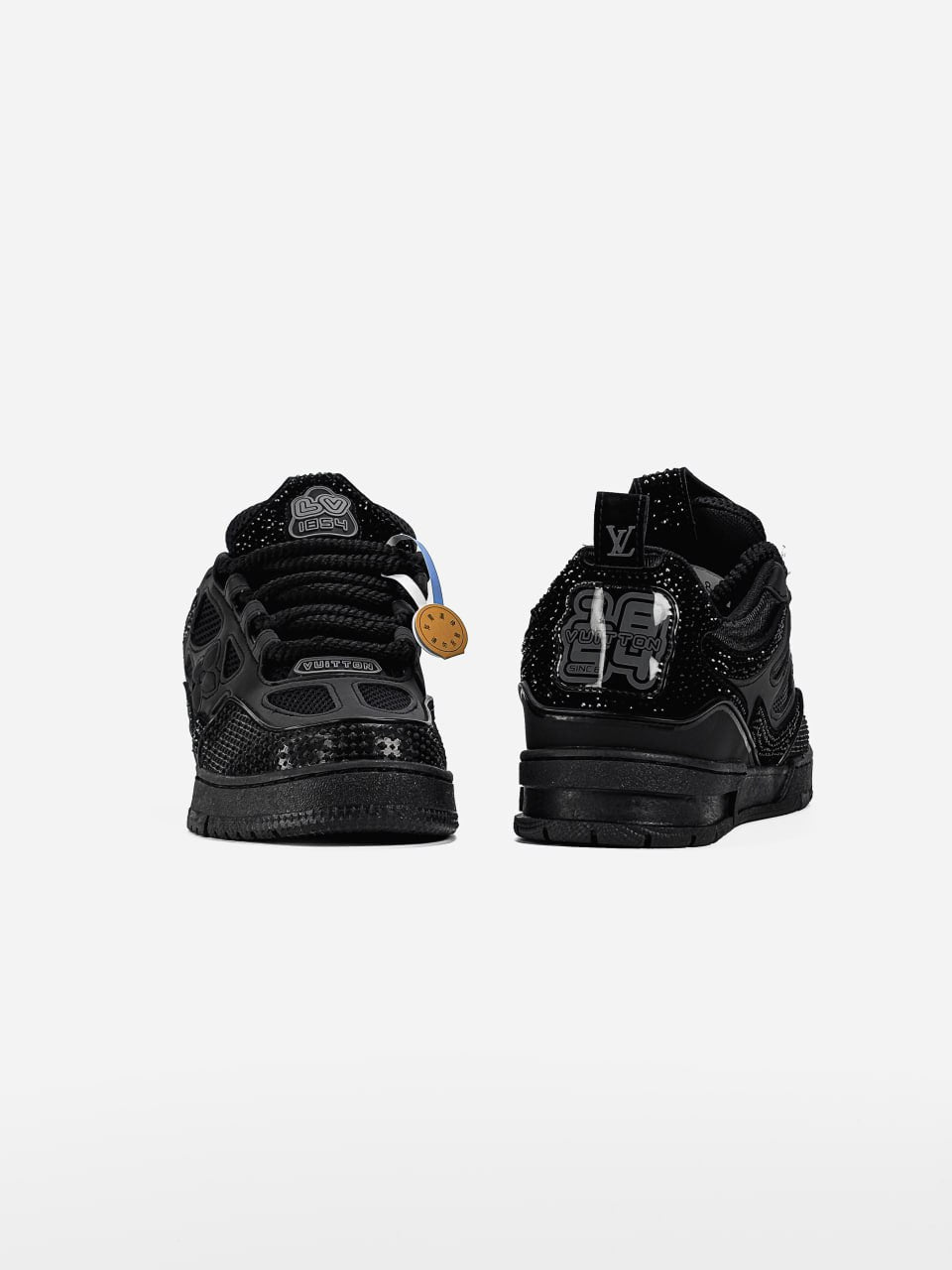 Louis Vuitton LV Skate Sneaker Black Crystal