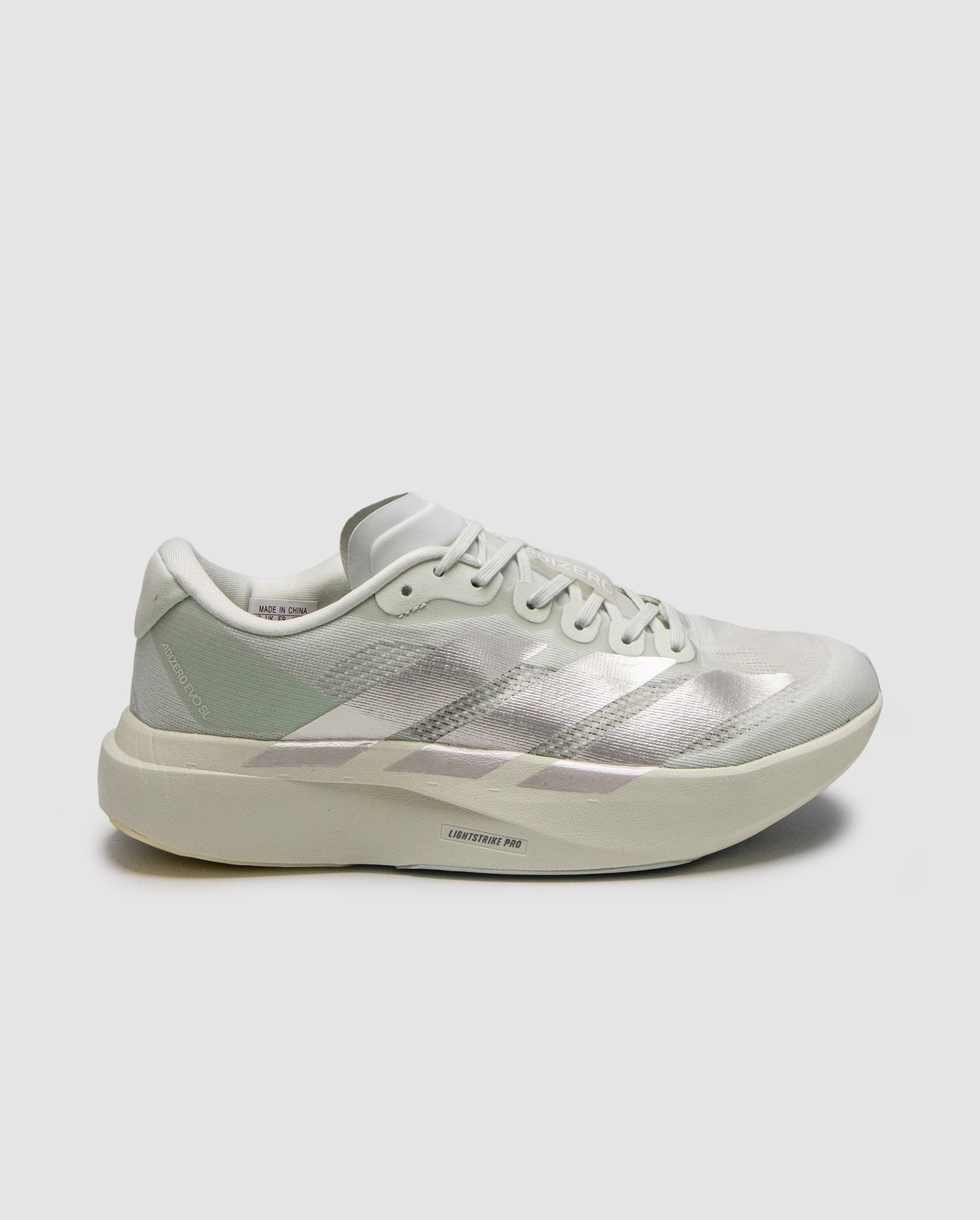 Adidas Adizero Evo SL Light Green/Silver Metallic