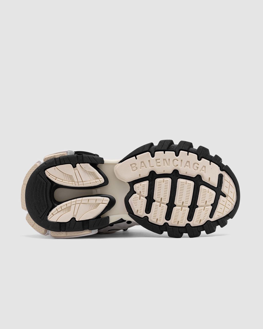 BALENCIAGA Track Worn Out White, Black Low Top