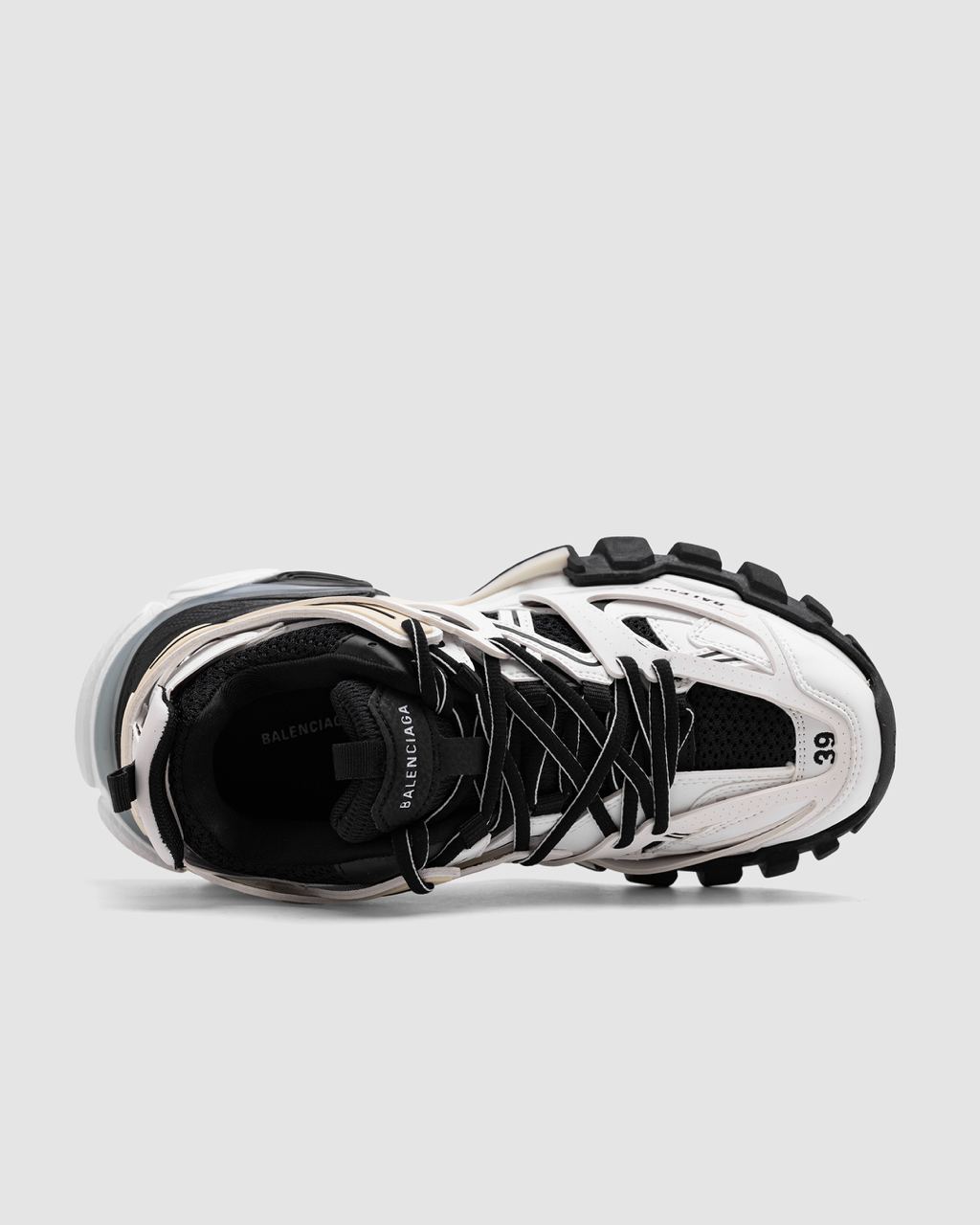 BALENCIAGA Track Worn Out White, Black Low Top