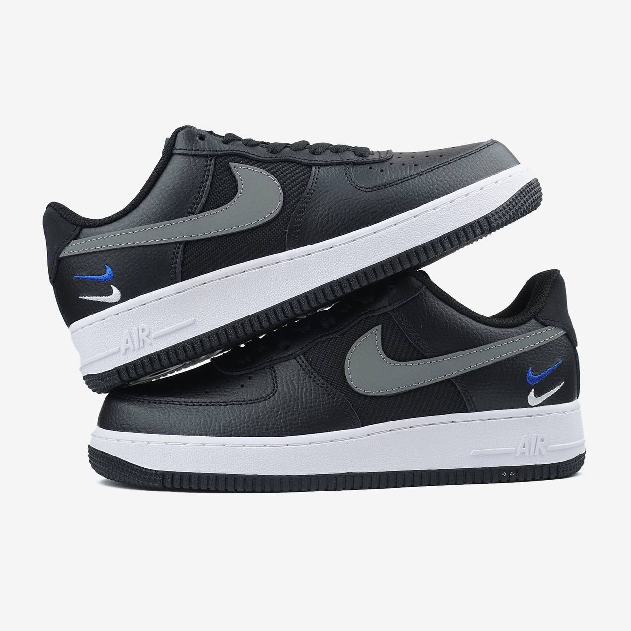 Nike Air Force 1 Low Se Mini Swoosh Casual Shoes Black G
