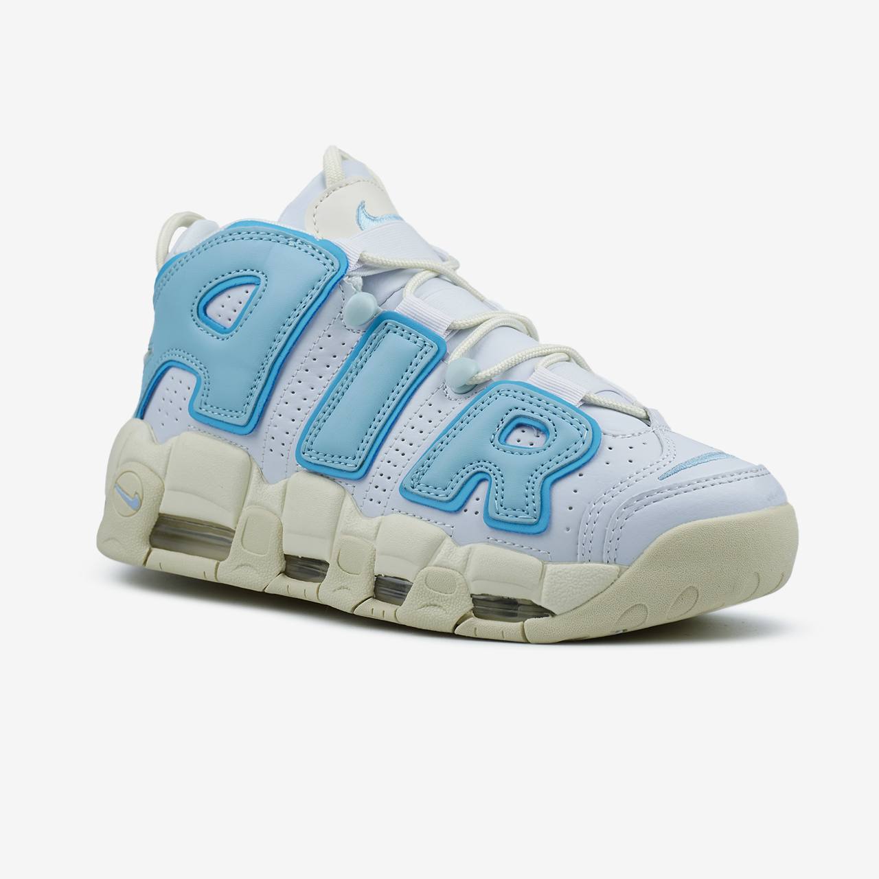 Nike Air More Uptempo White Blue Sail