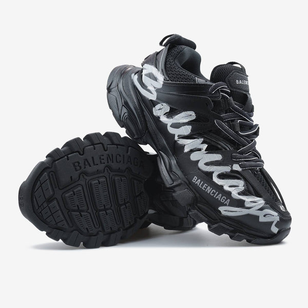 Balenciaga Track Sneaker Signature Black White