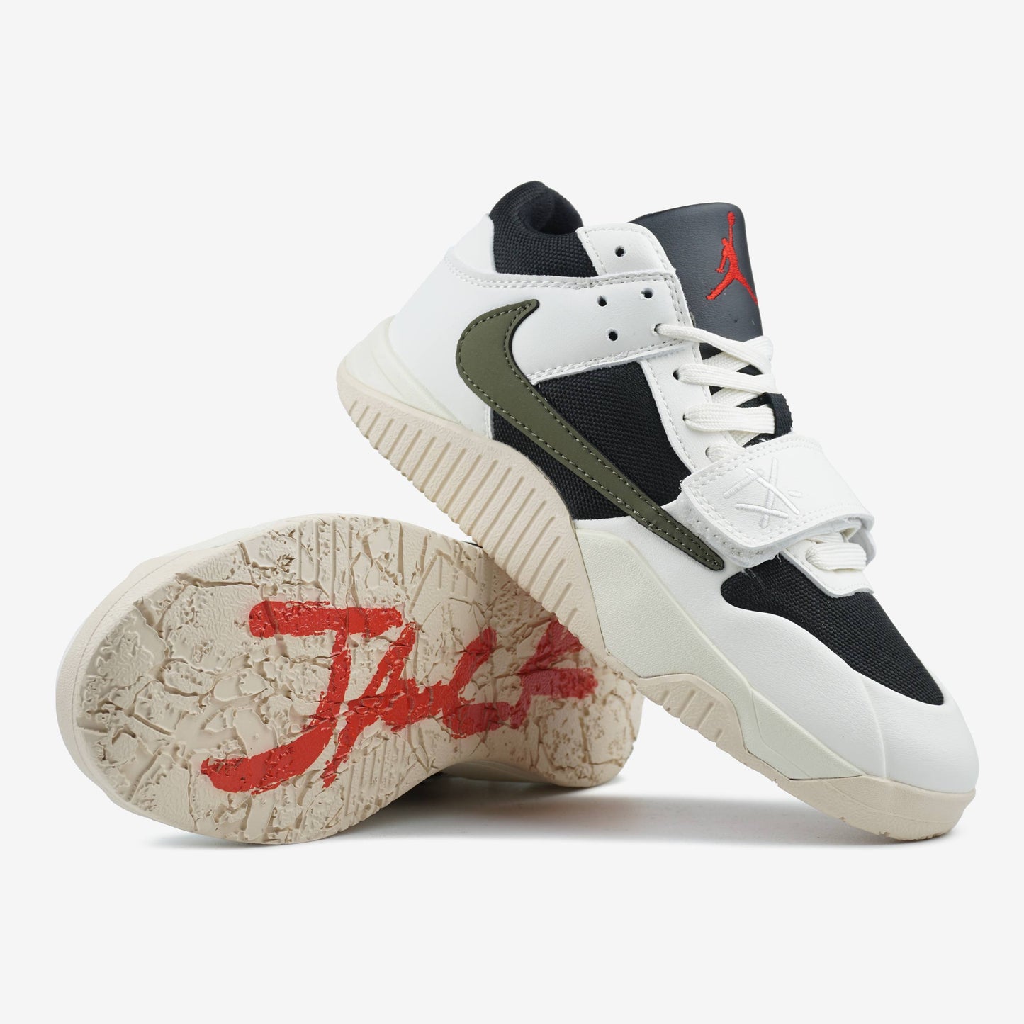 Jordan x Travis Scott Cut The Check Green White Black