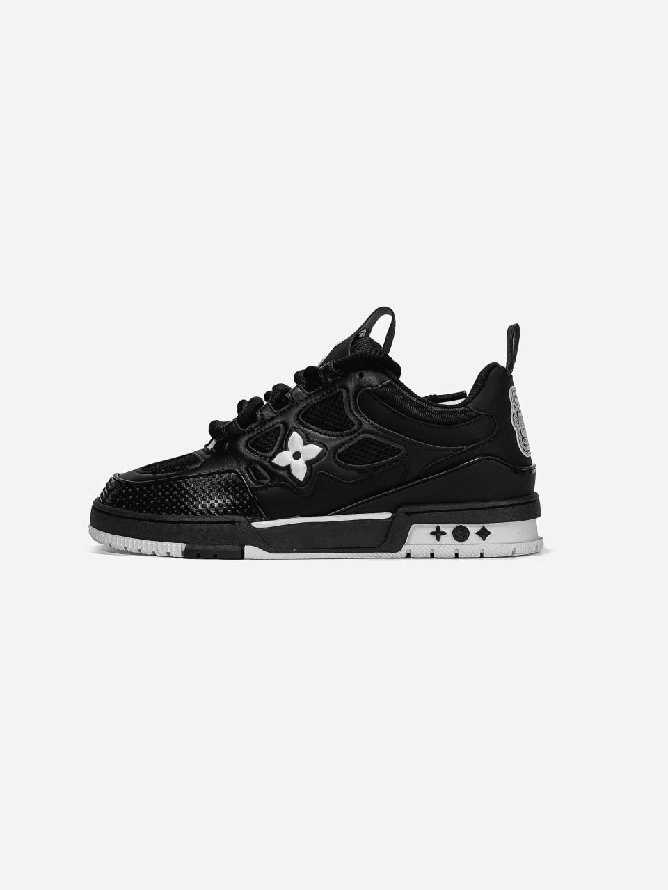 LV  Skate Sneaker Black White