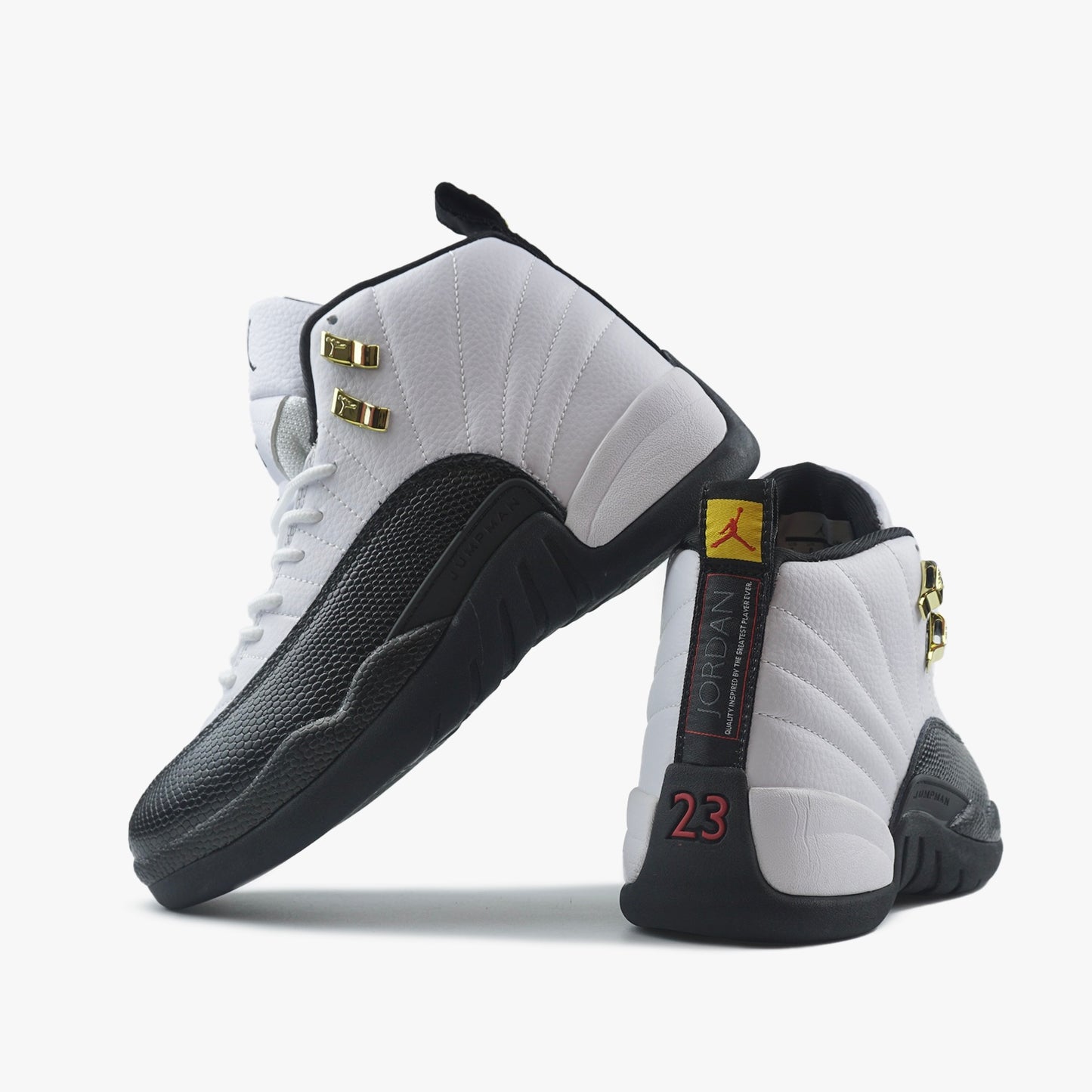 Jordan 12 Retro Taxi White Black