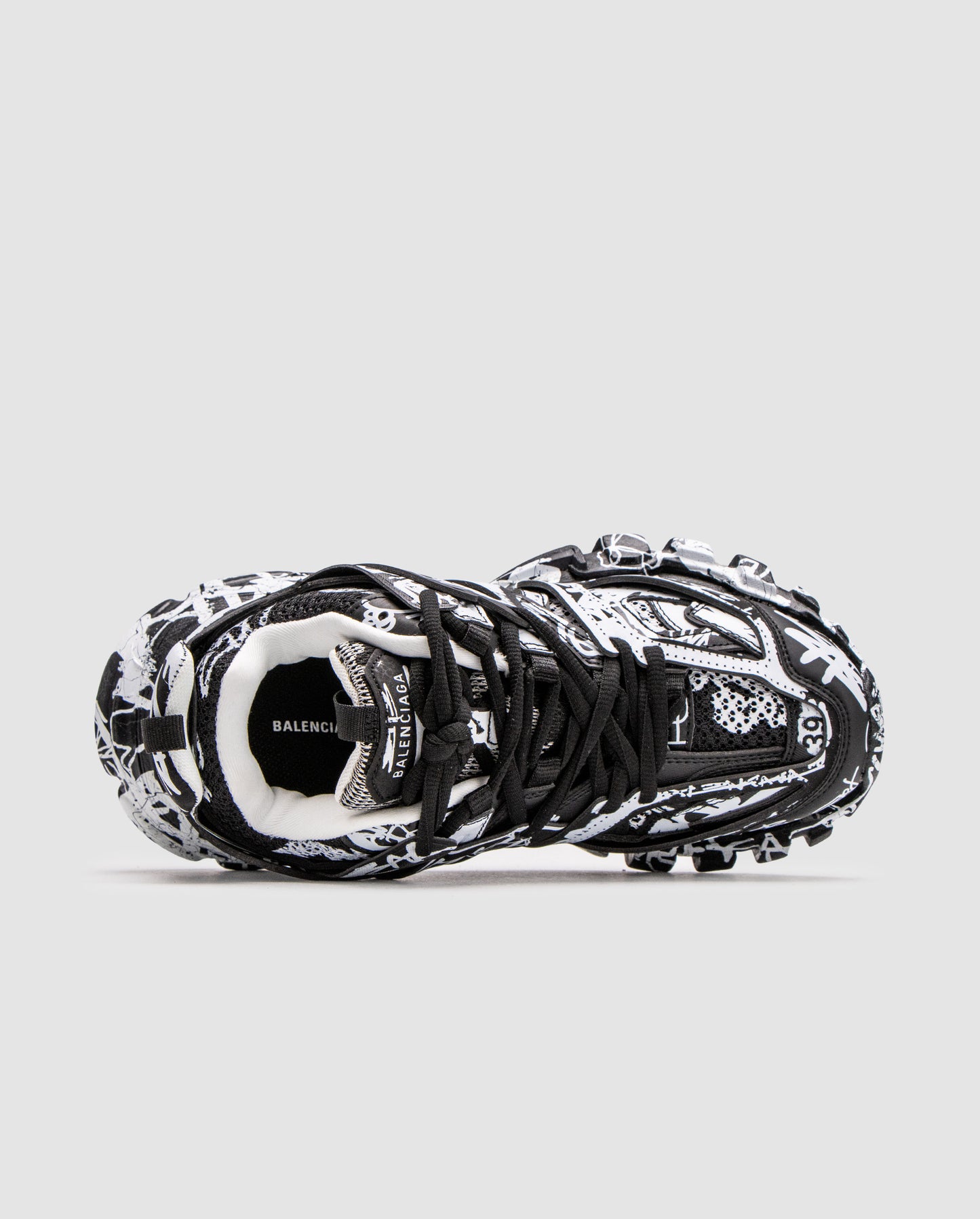 Balenciaga Track Graffiti Black/White