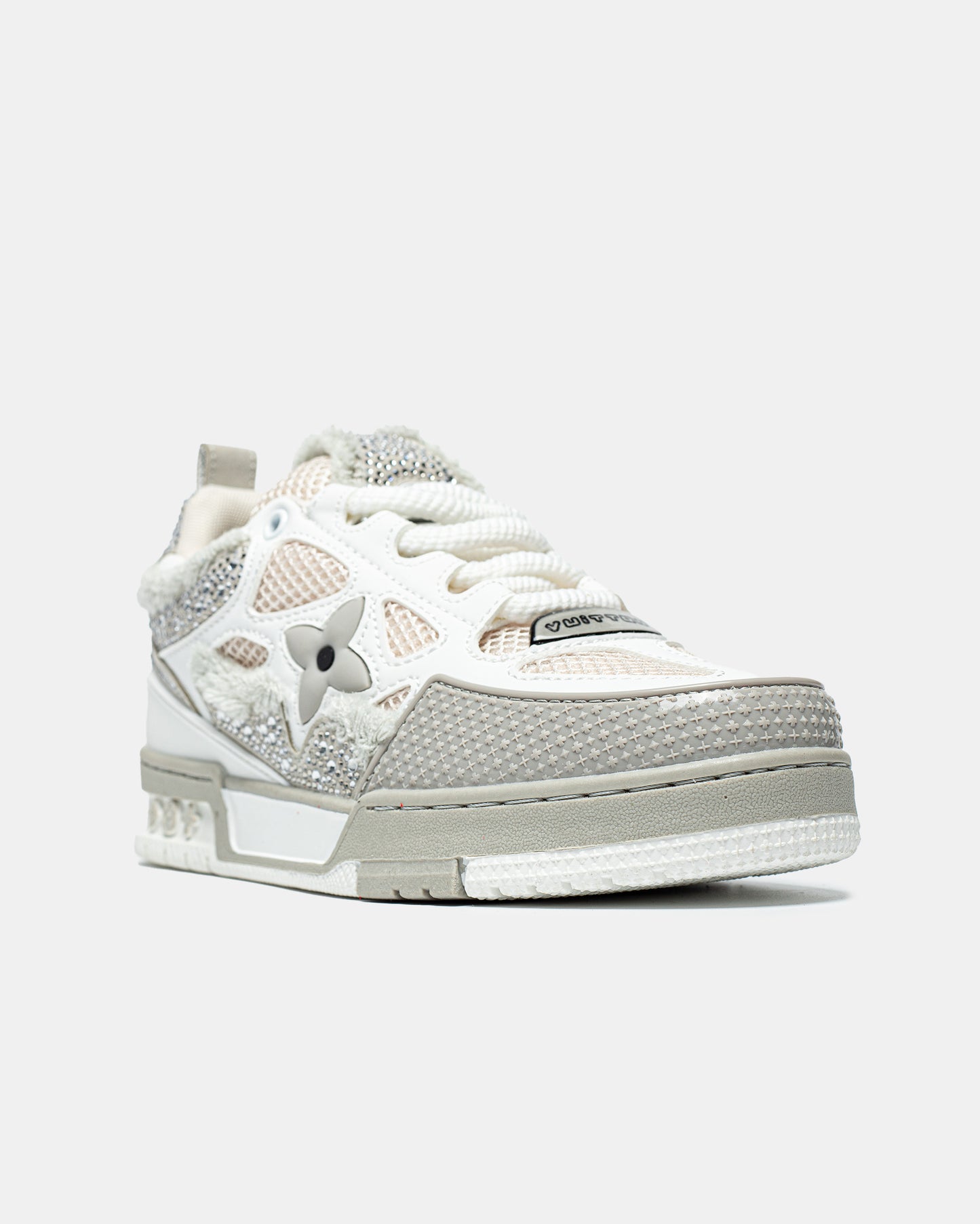 LV Swarovski Grey White