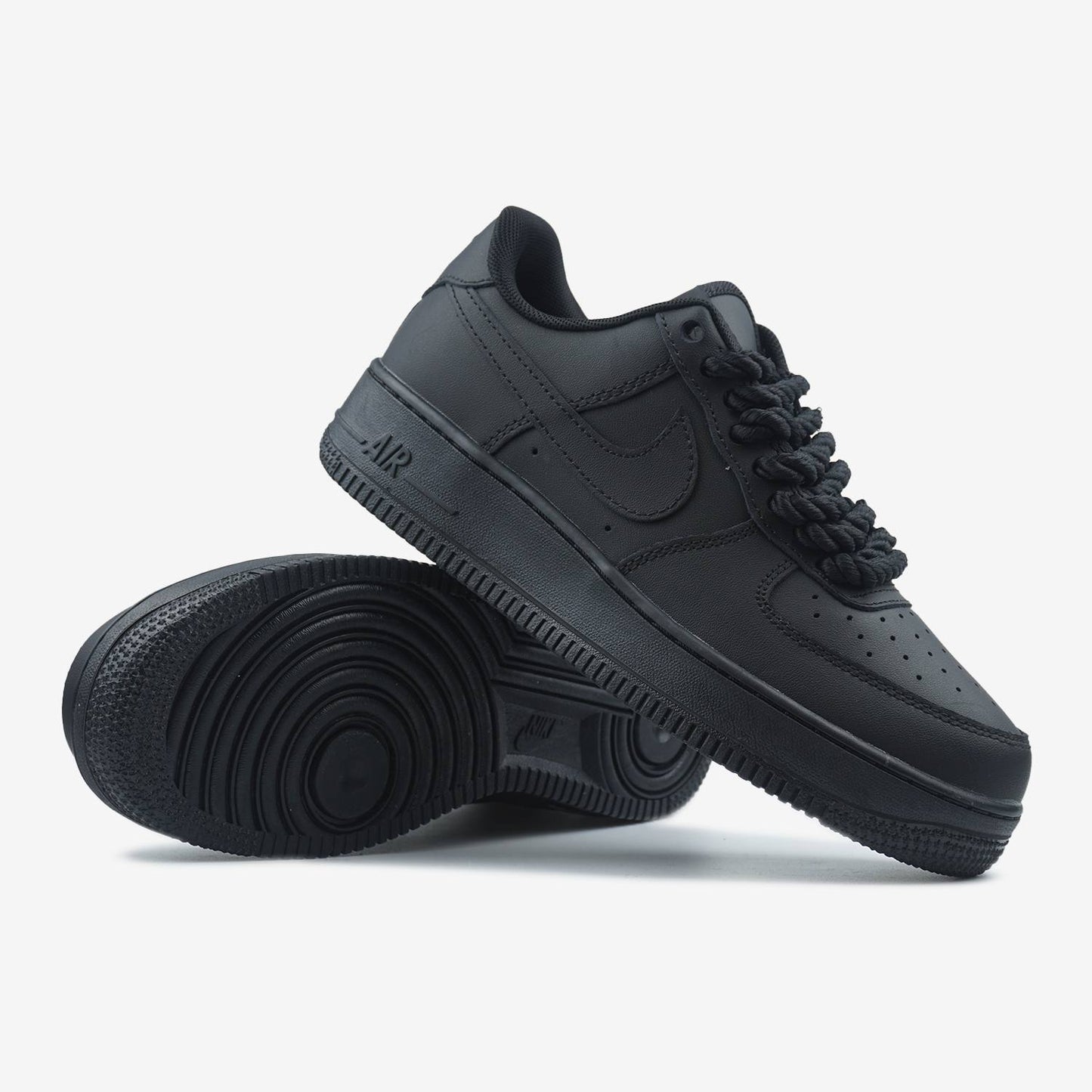 Nike Air Force 1 Low Black Rope Laces G