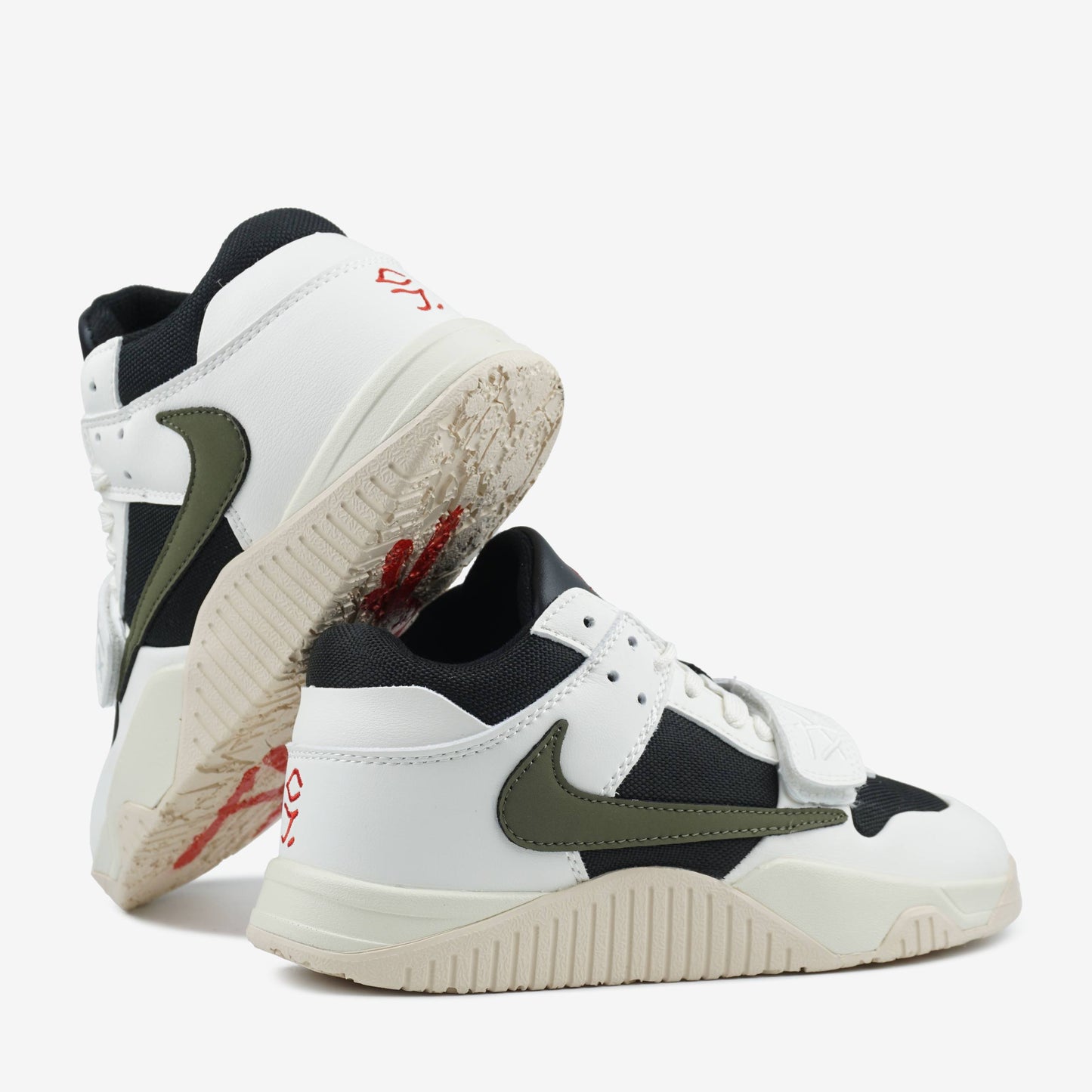 Jordan x Travis Scott Cut The Check Green White Black