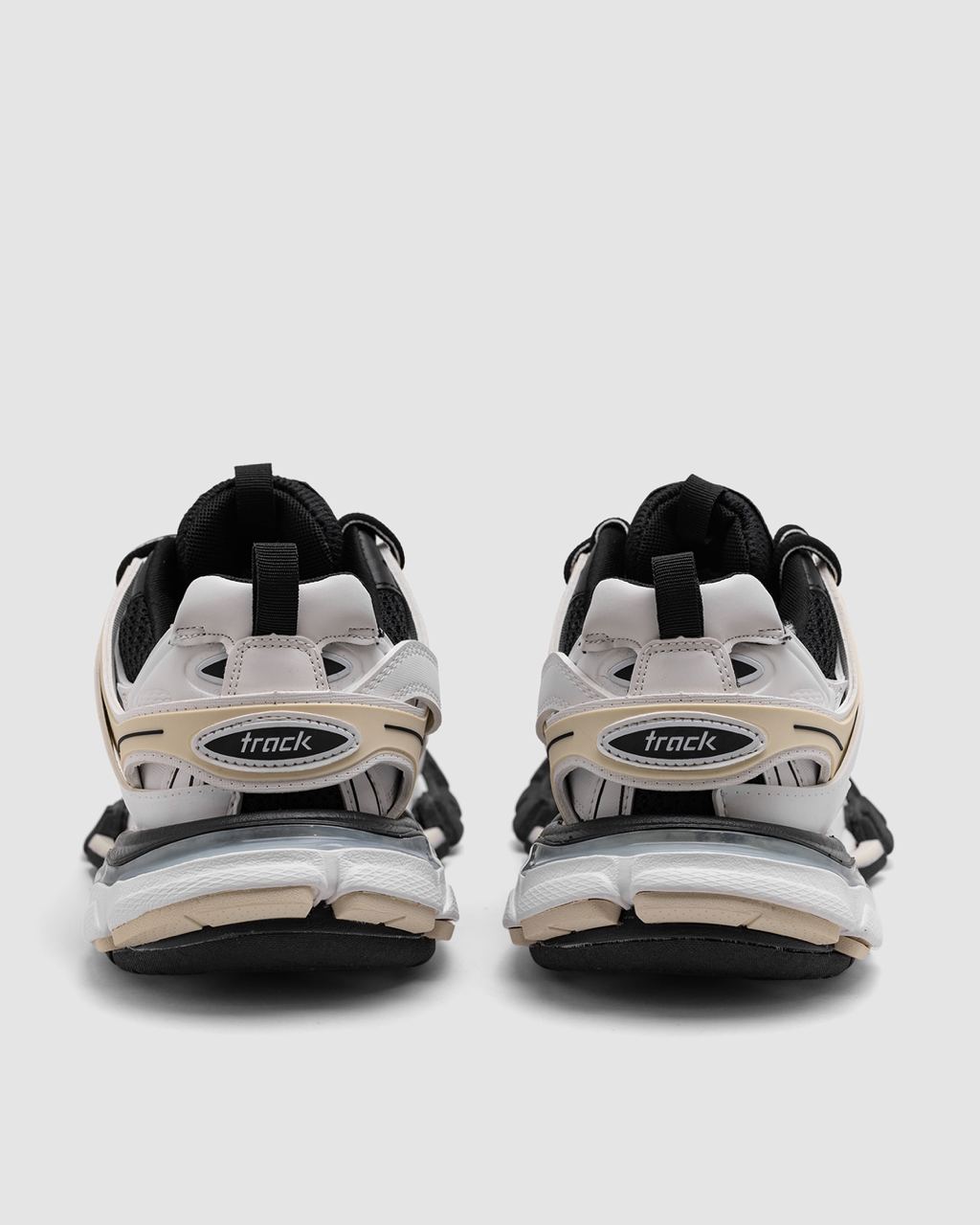 BALENCIAGA Track Worn Out White, Black Low Top