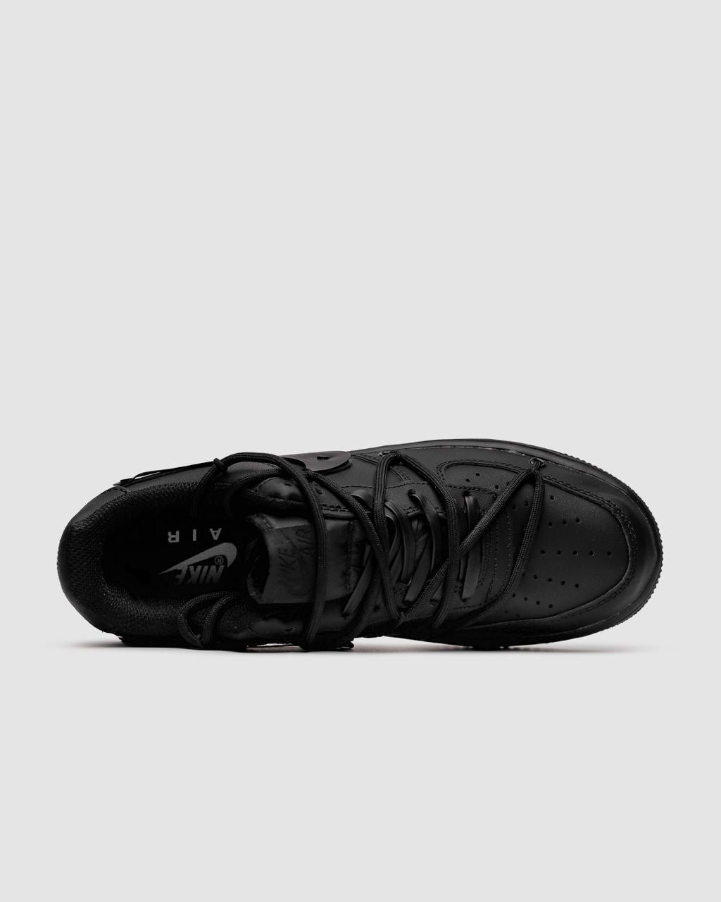 Nike Air Force 1 Low Black Off shoelaces Custom