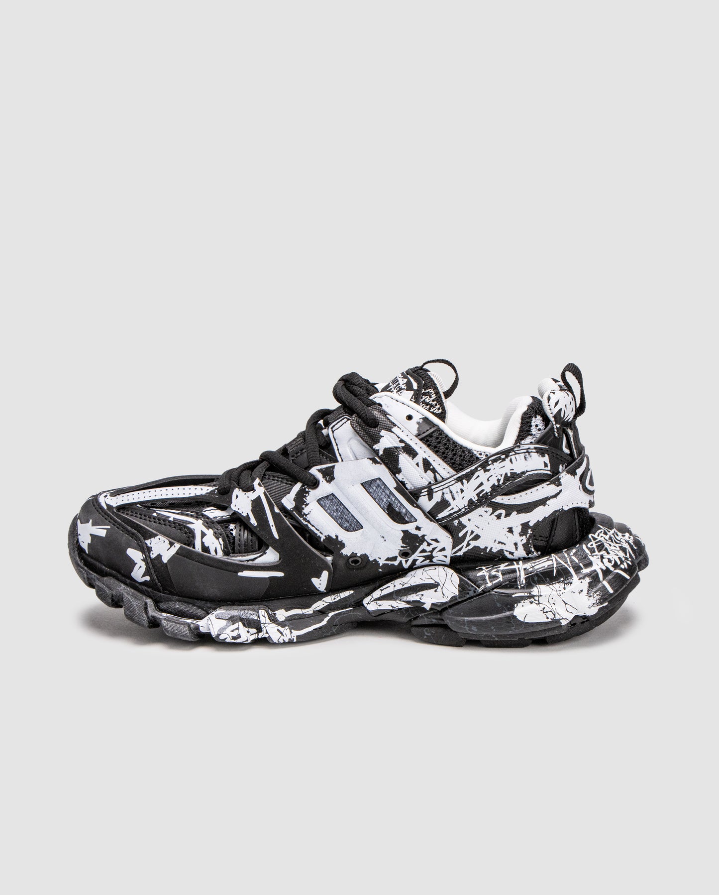 Balenciaga Track Graffiti Black/White