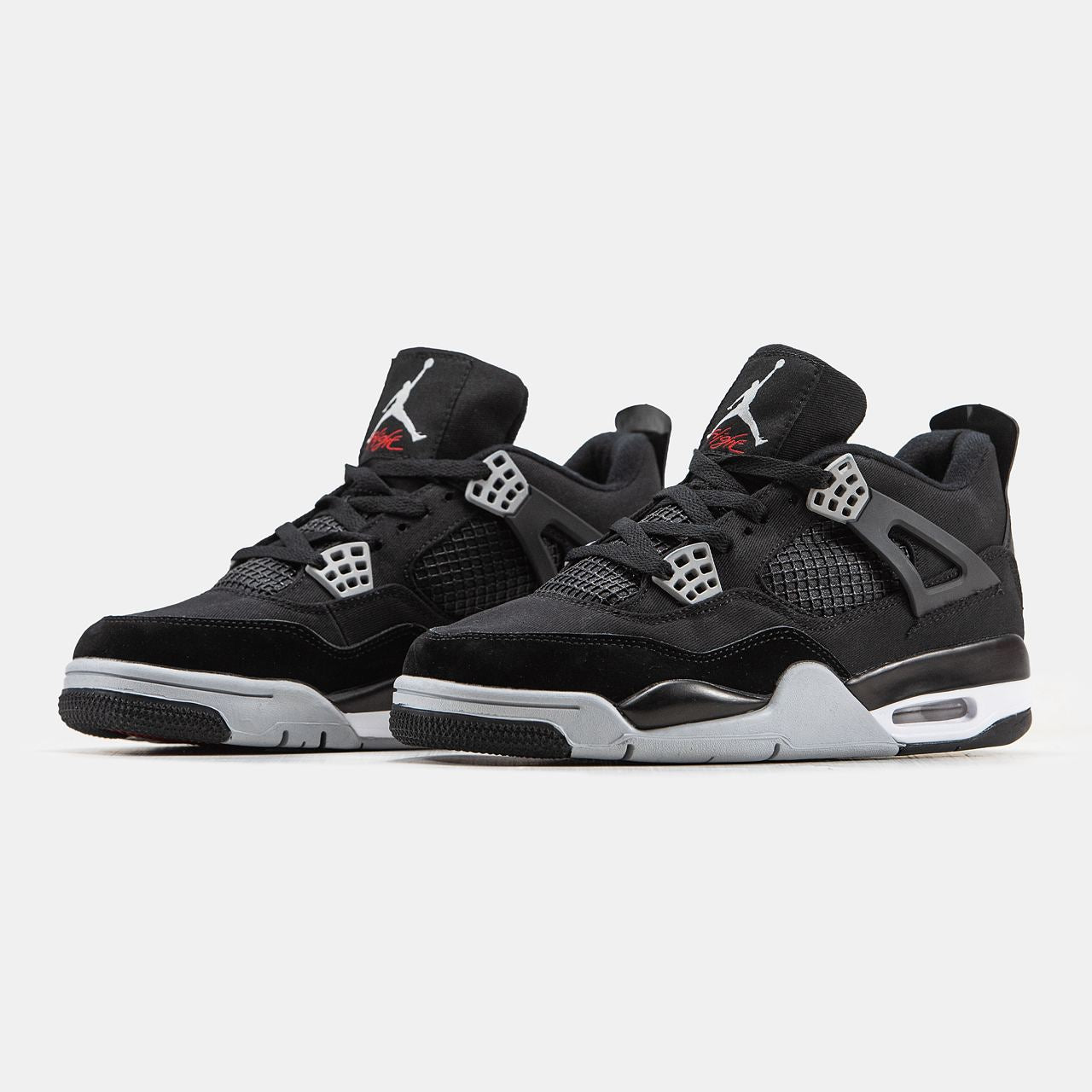 Jordan 4 Black Canvas
