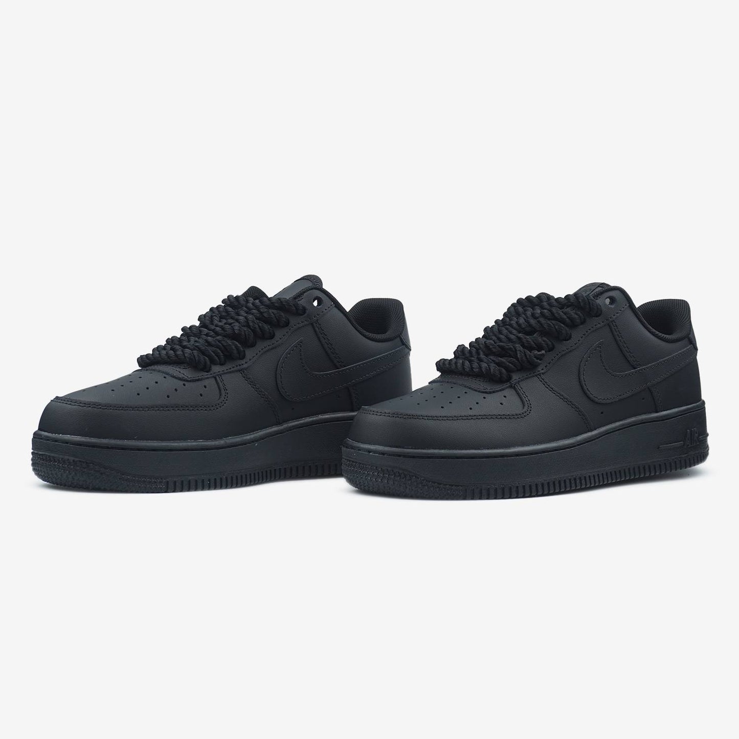 Nike Air Force 1 Low Black Rope Laces G