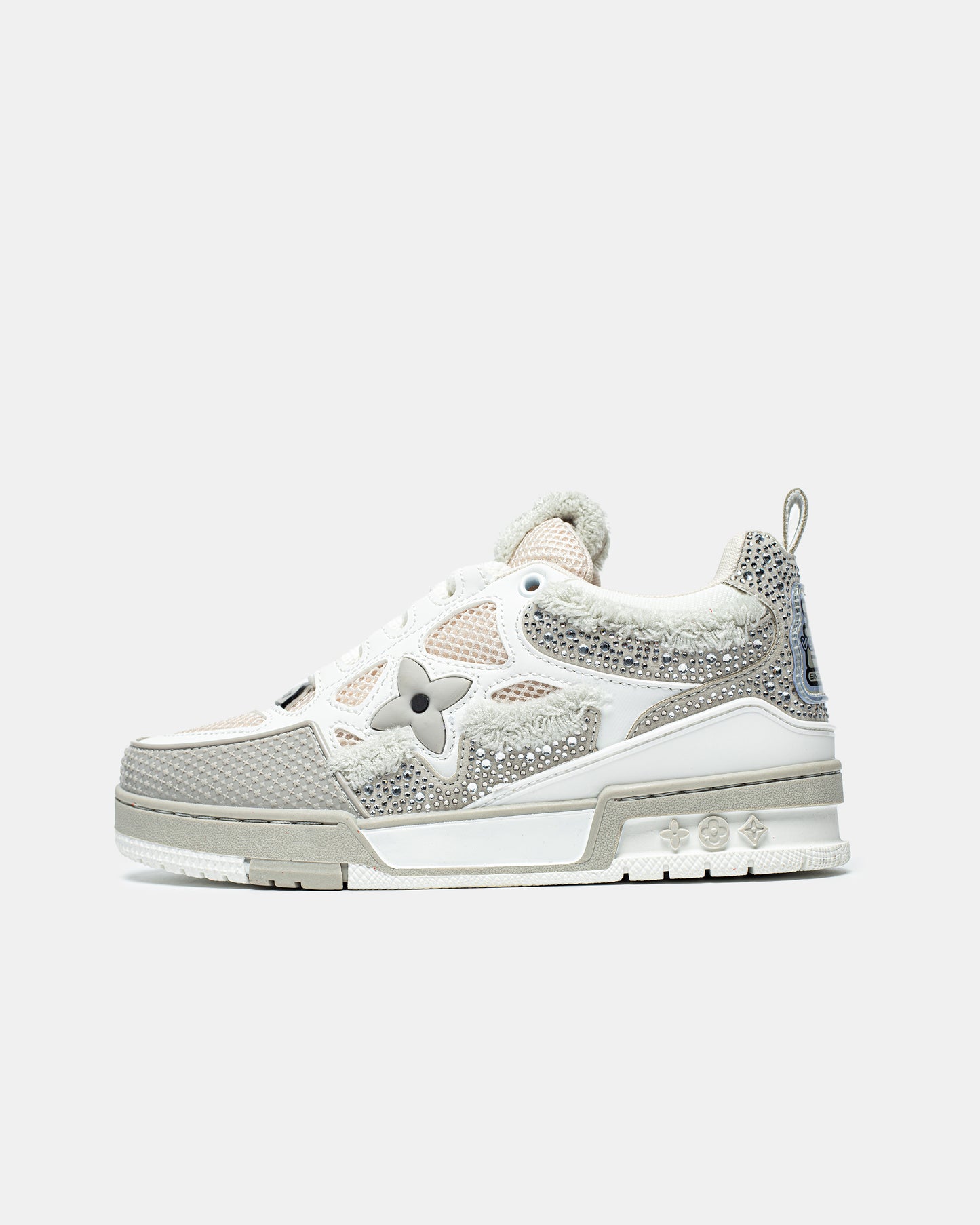 LV Swarovski Grey White