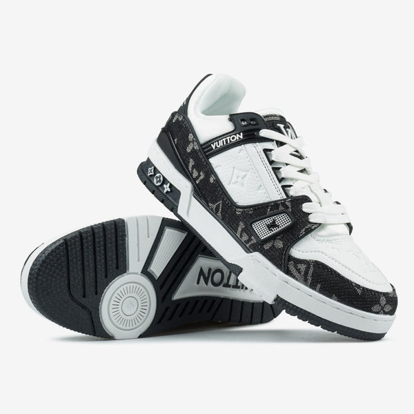 LV Trainer Sneaker Black/White