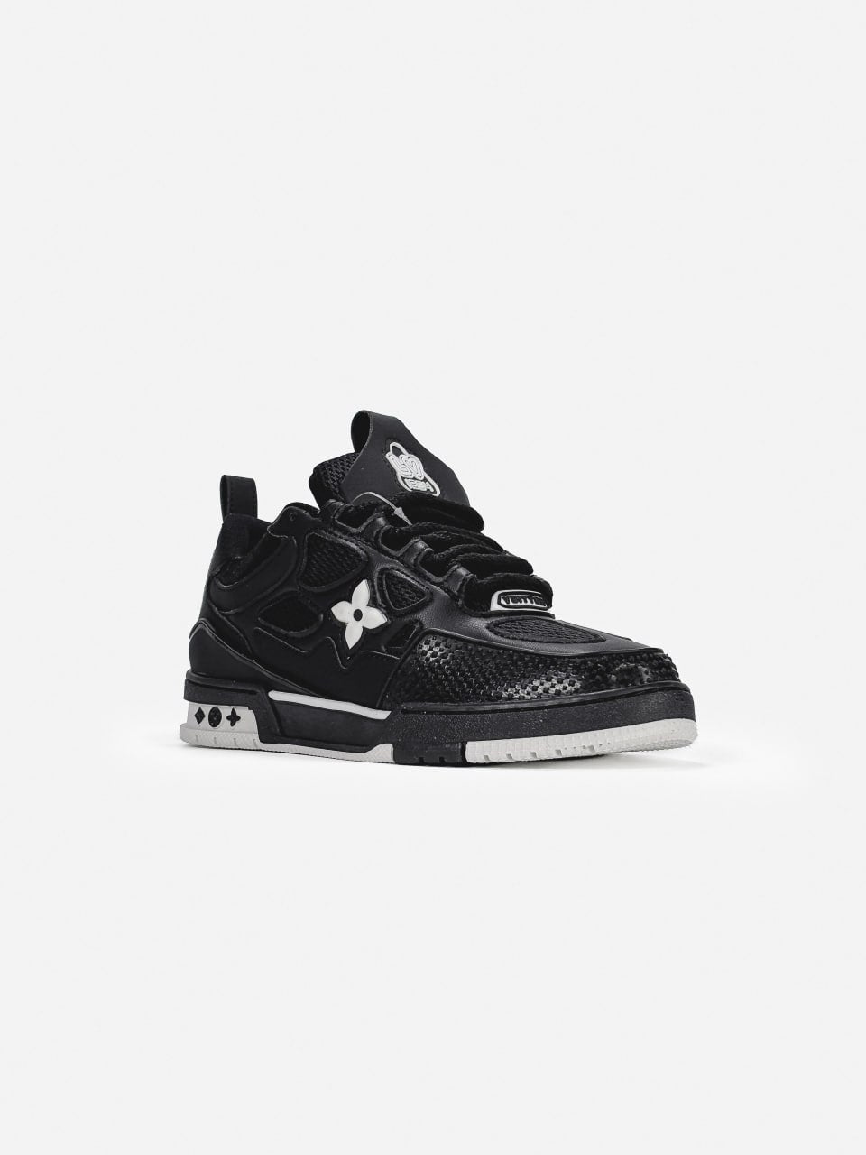 LV  Skate Sneaker Black White