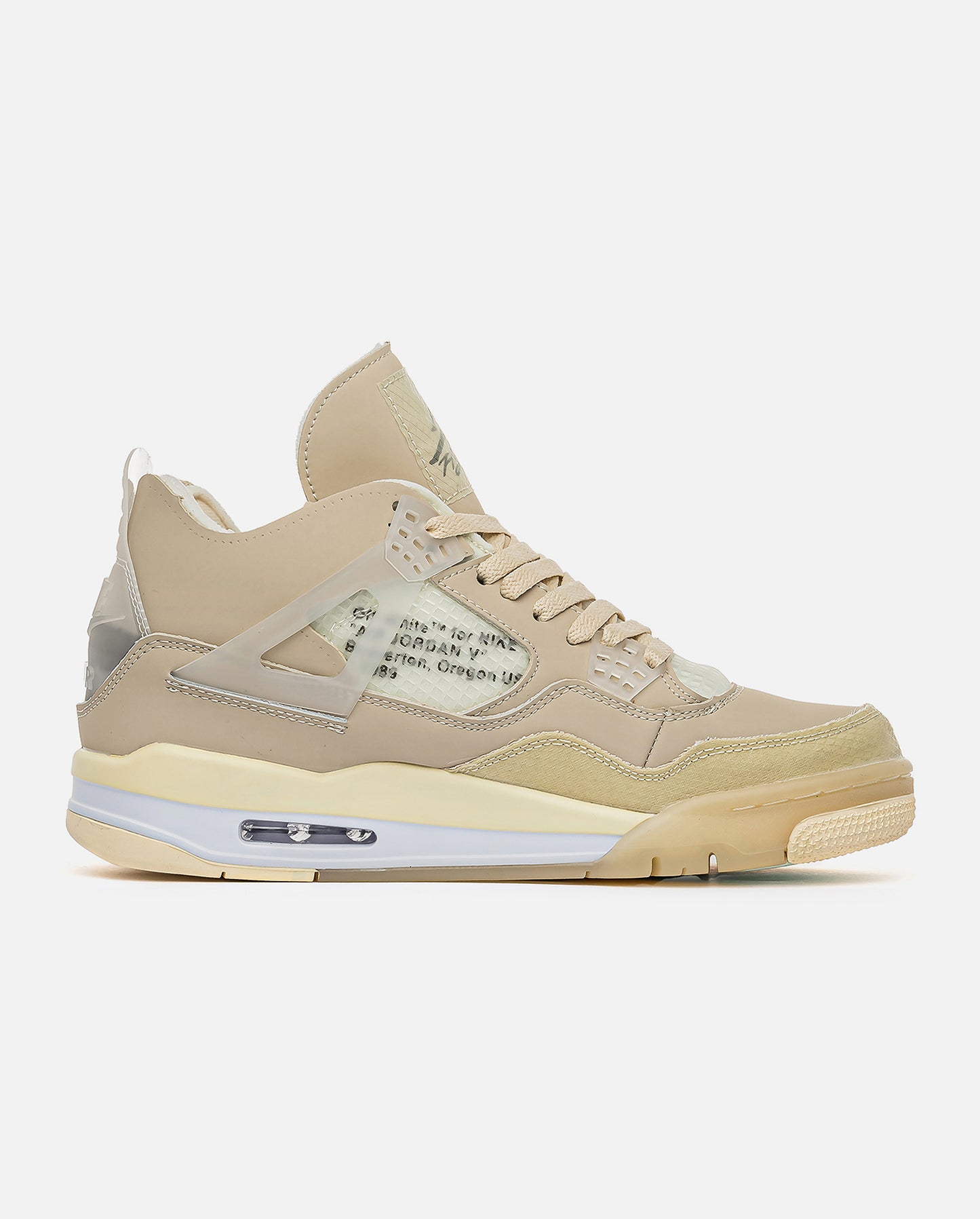 Jordan 4 Off White Sail