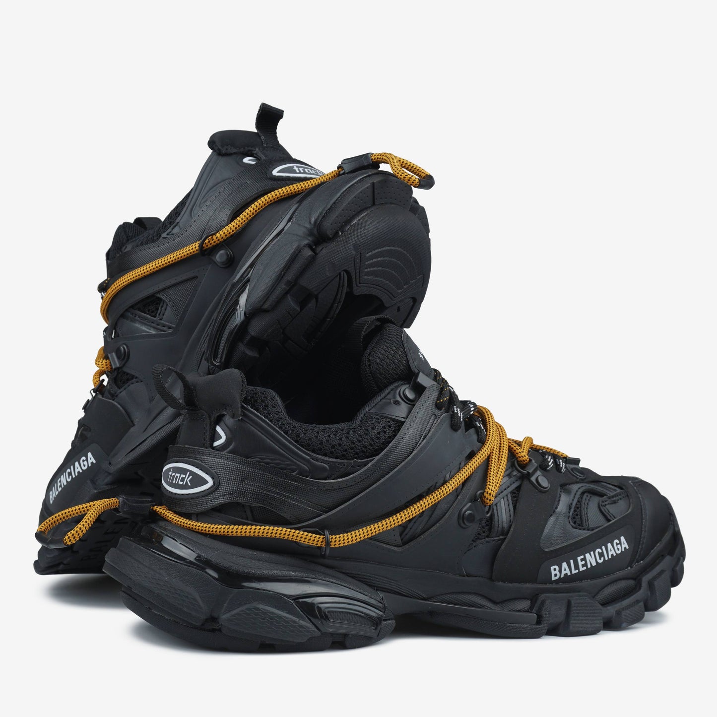 Balenciaga Track Trail Laces Black Orange