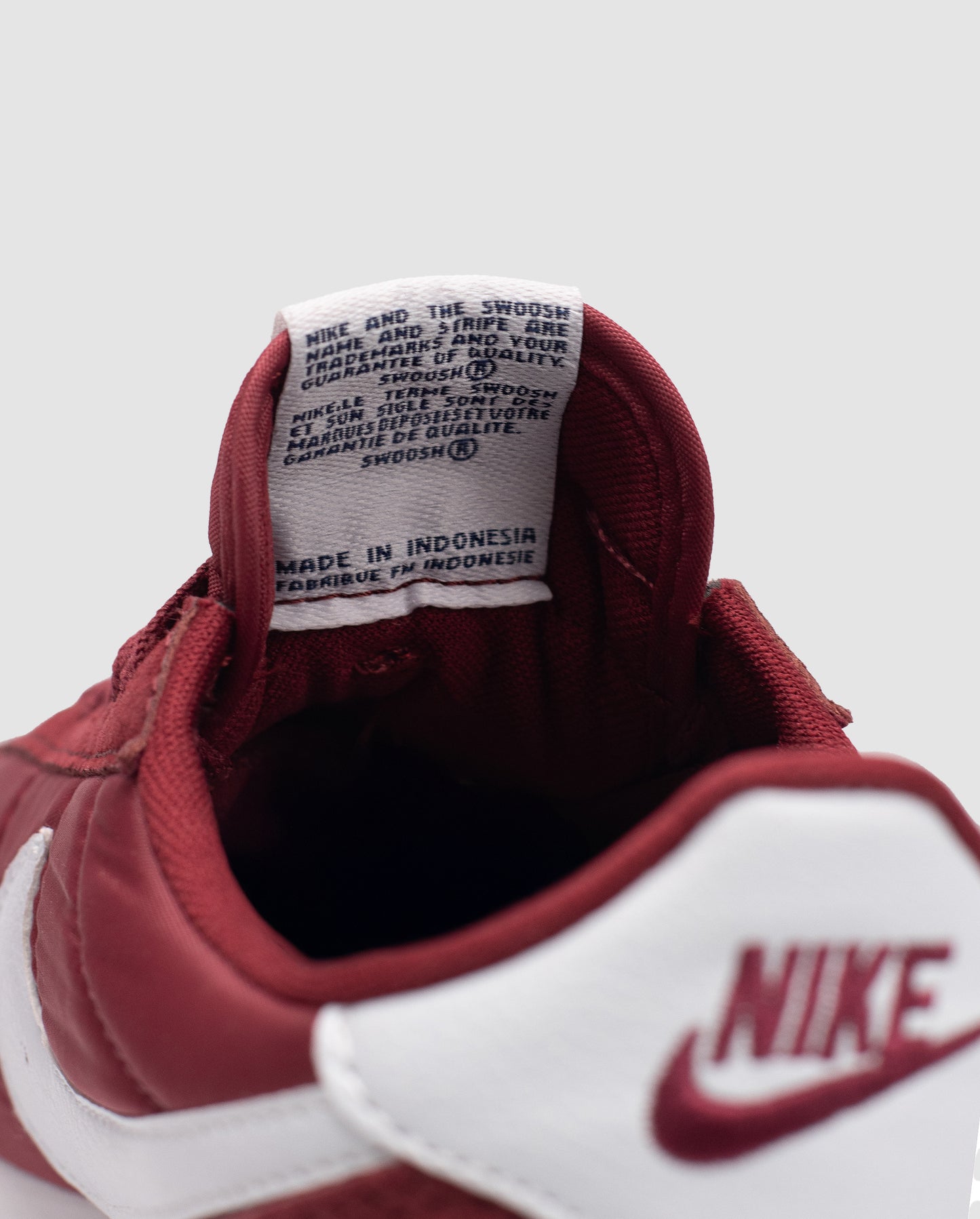 Nike Cortez Burgundy/White