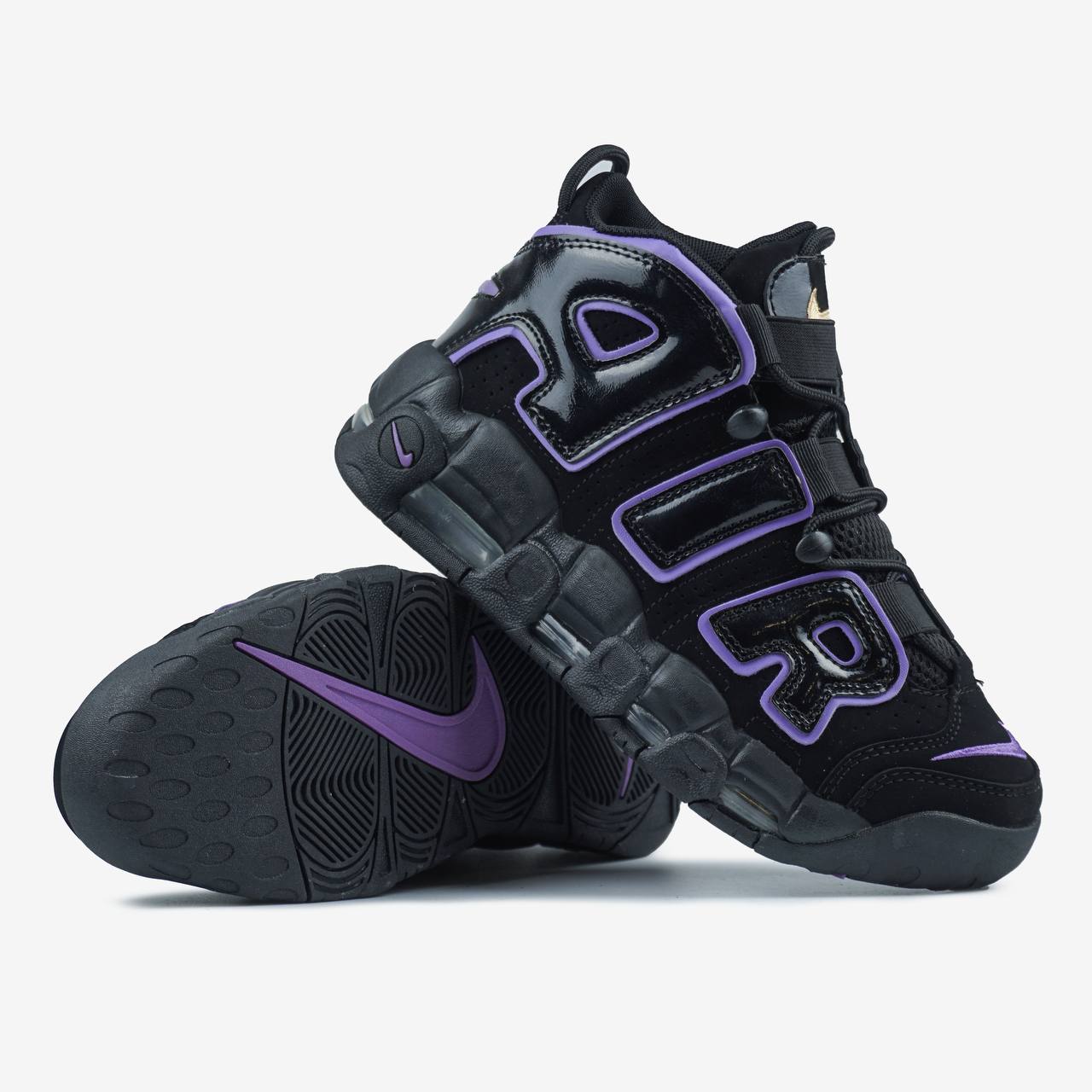 Nike Air More Uptempo Purple Black