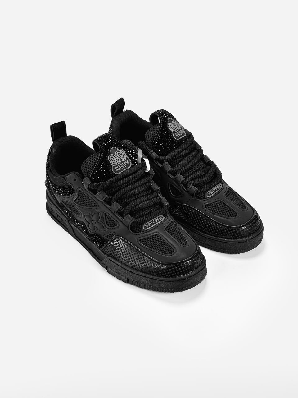 Louis Vuitton LV Skate Sneaker Black Crystal