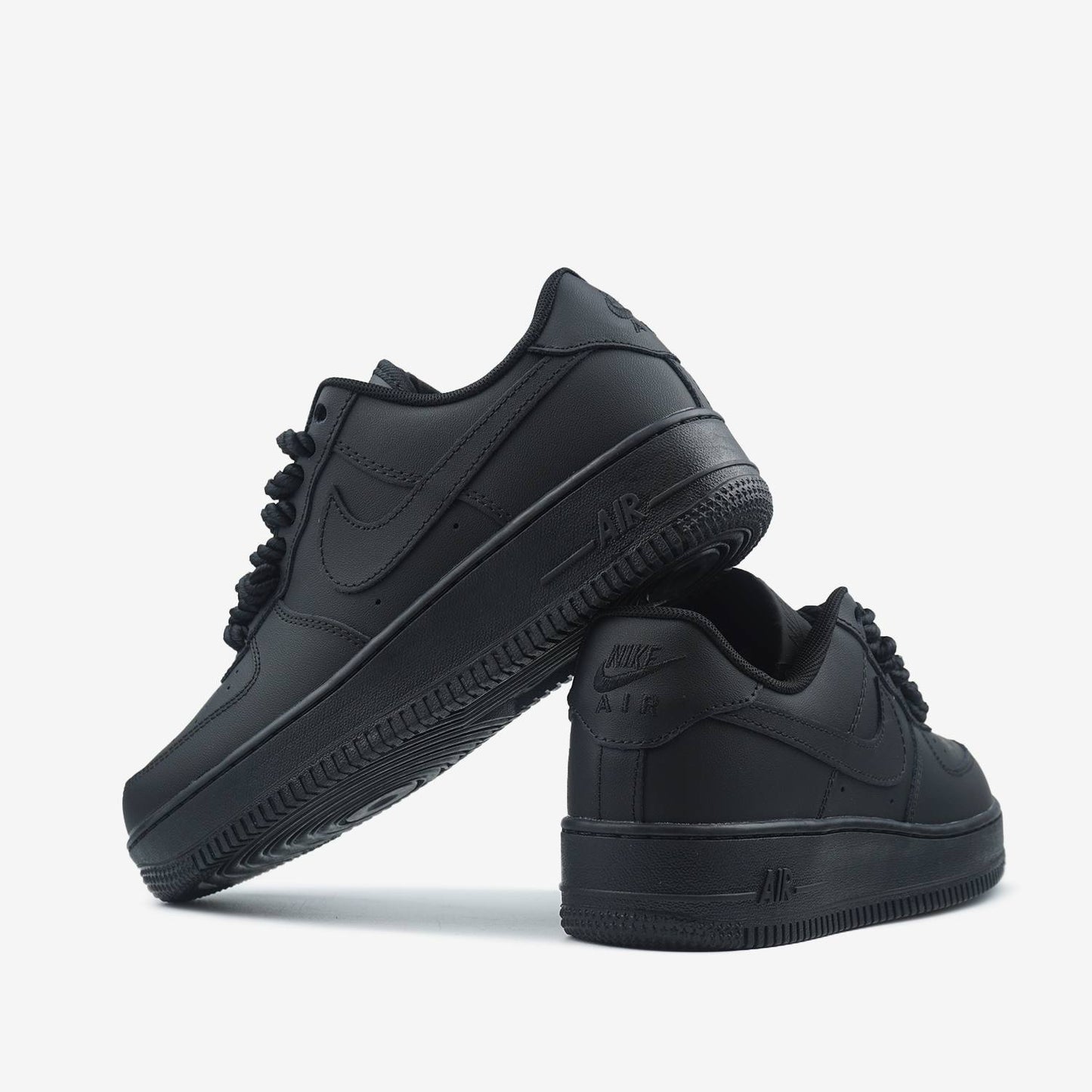 Nike Air Force 1 Low Black Rope Laces G