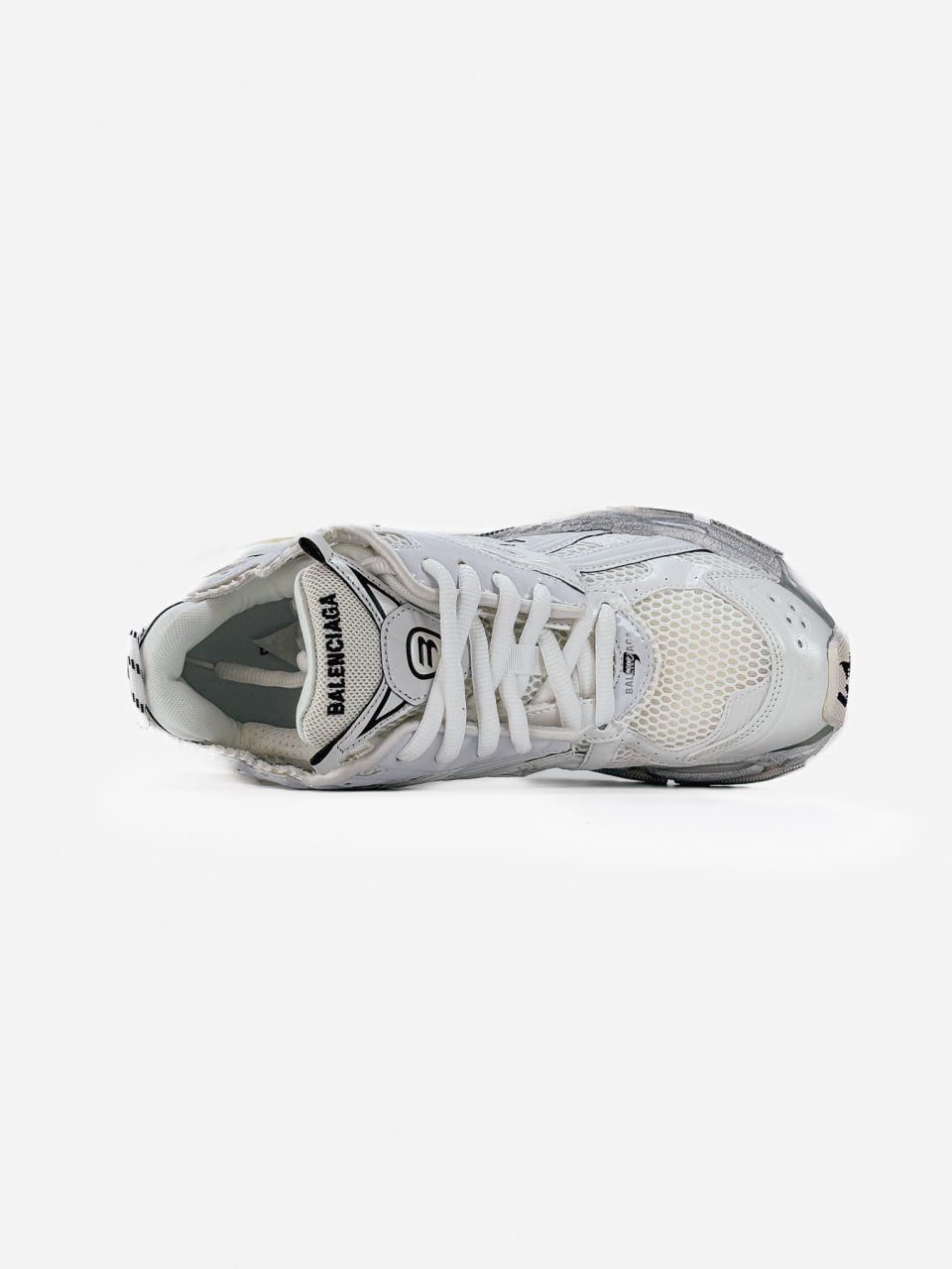 Balenciaga Runner Trainers Nylon White