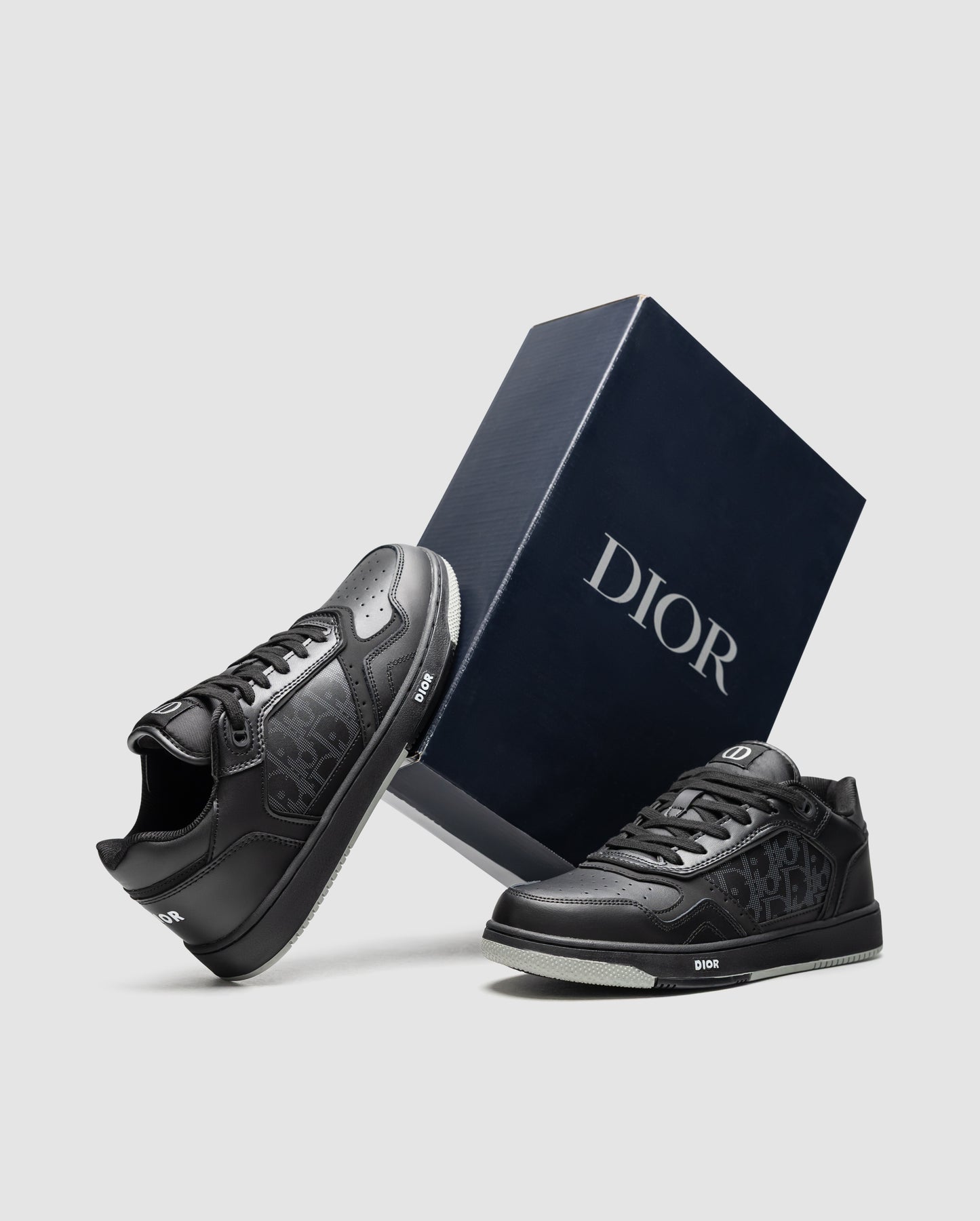 Dior B27 Uptown Low-Top Sneaker Black/Grey