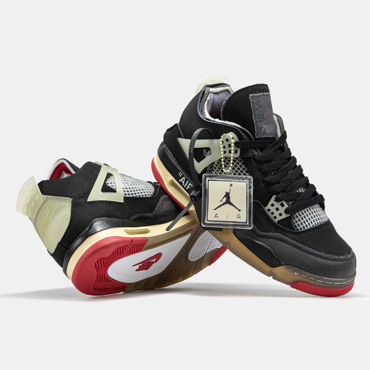 Jordan 4 x Off White Black