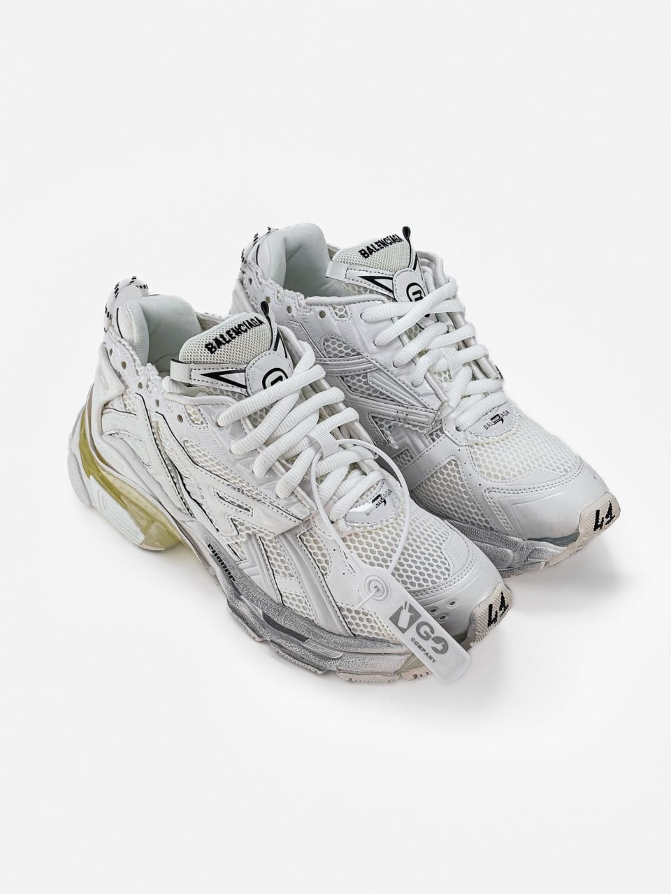 Balenciaga Runner Trainers Nylon White