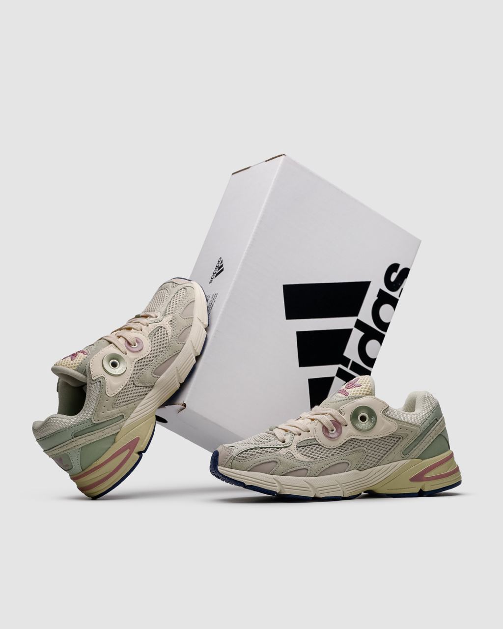 Adidas Astir Beige/Violet/Green