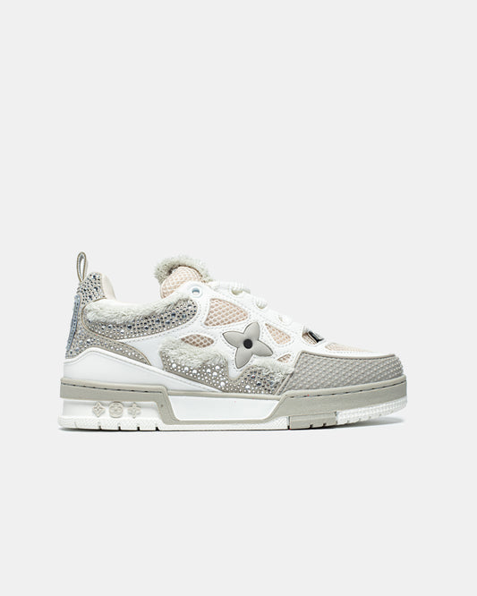LV Swarovski Grey White