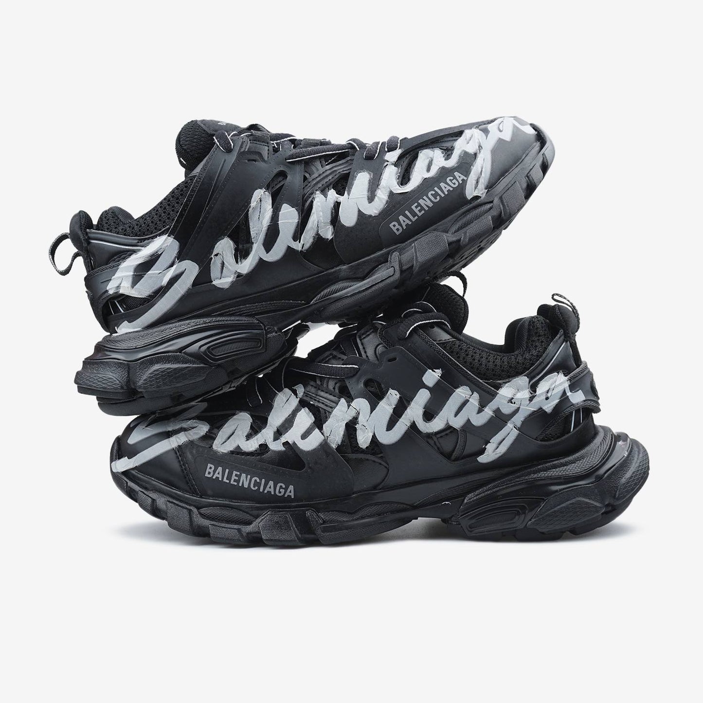 Balenciaga Track Sneaker Signature Black White