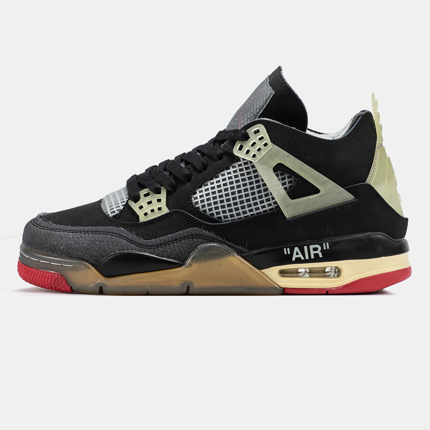 Jordan 4 x Off White Black