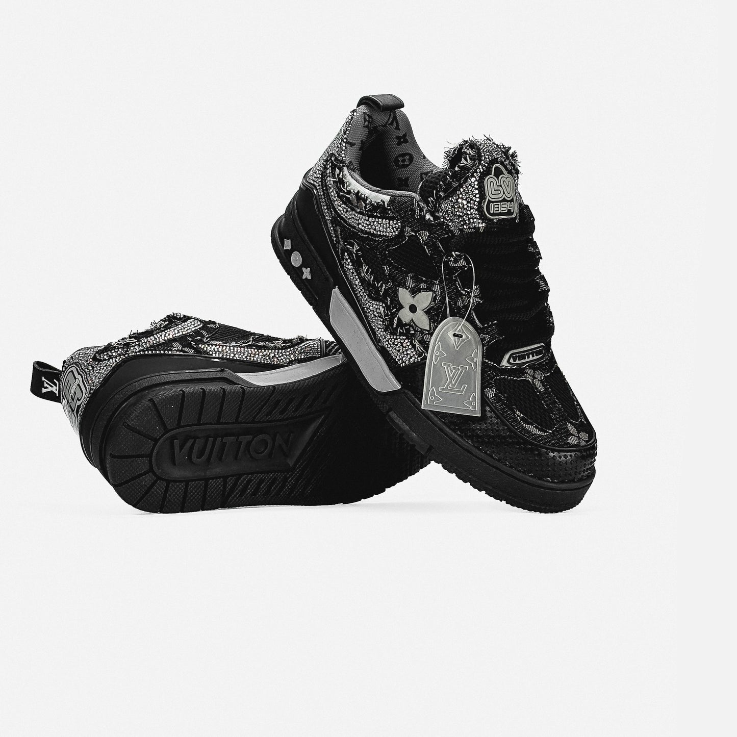 Louis Vuitton Skate 'Black Swarovski Monogram