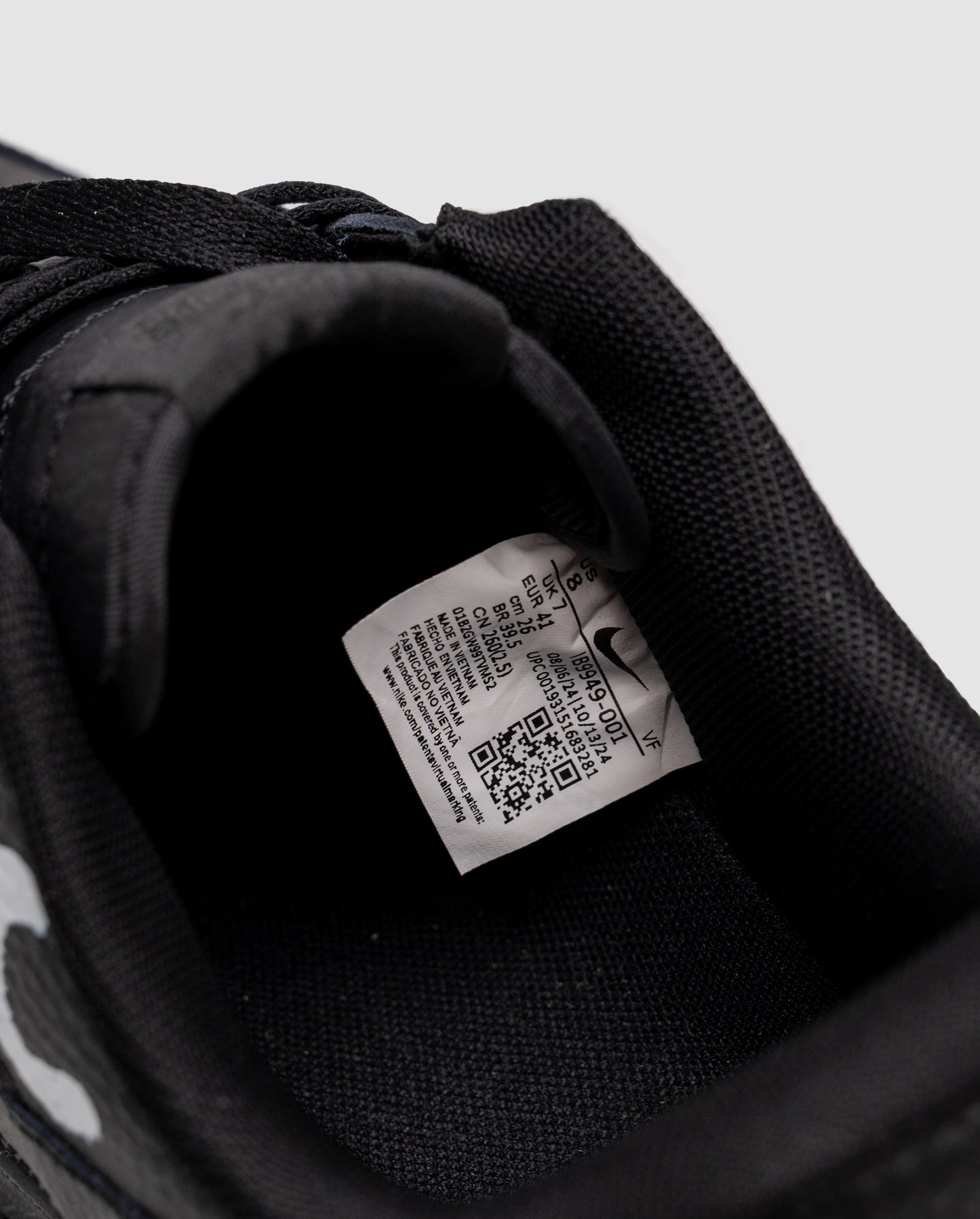Nike Air Force 1 Low x Comme Des Garçons Air Black